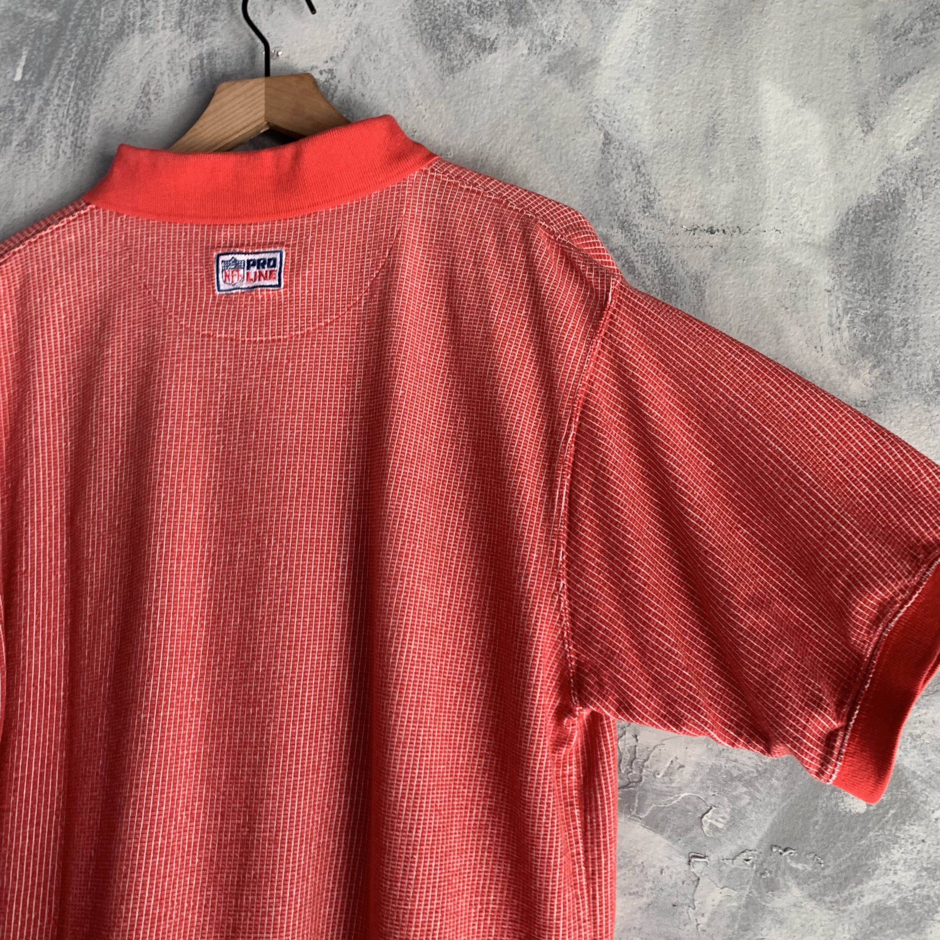 NFL Vtg Kansas City Chiefs Logo Athletic Polo Shirt Mens L NFL Size US L / EU 52-54 / 3 - 7 Thumbnail