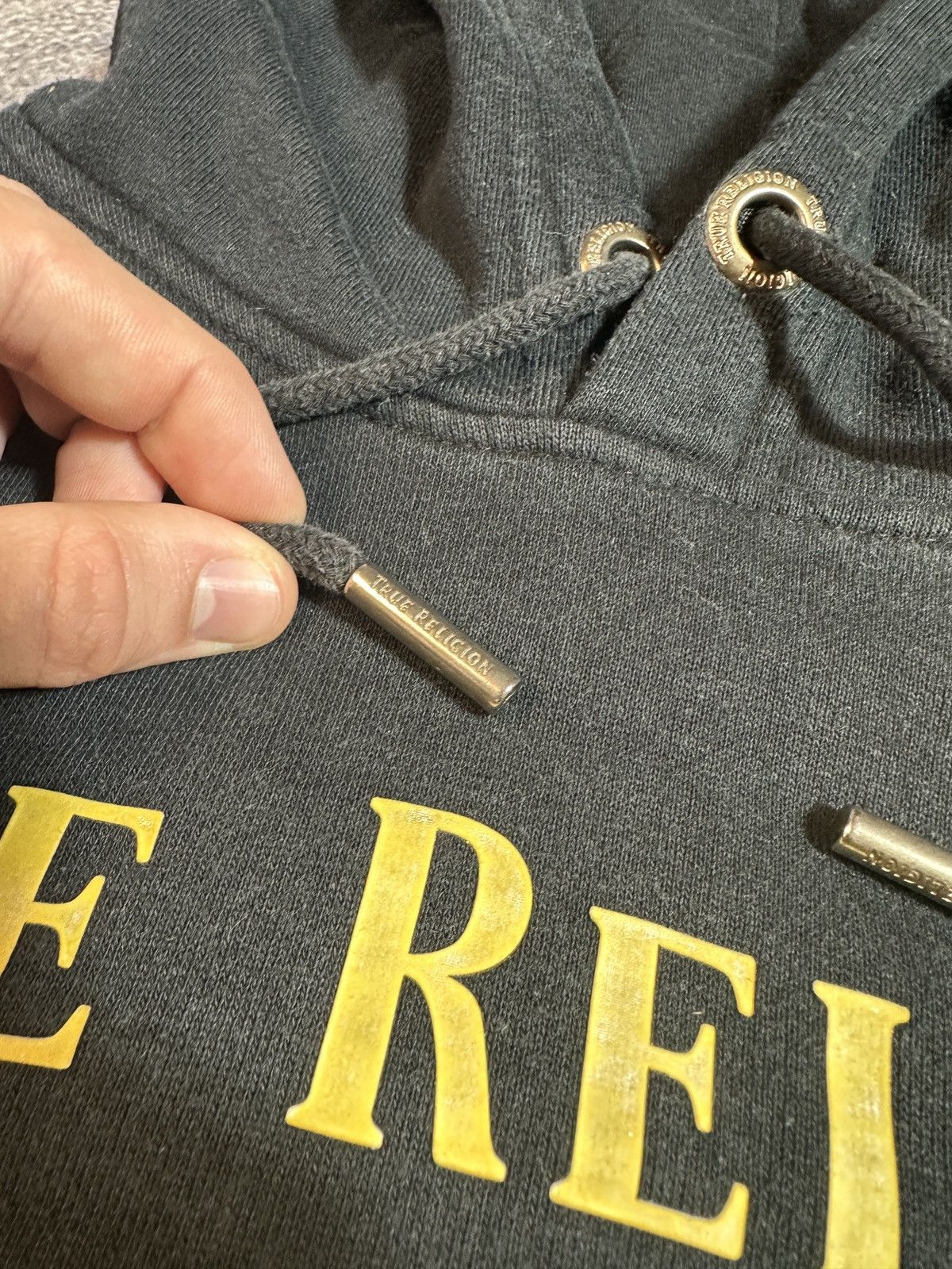 True Religion Y2K True Religion Hoodie Streetwear Avant Garde Logo USA L Size US XL / EU 56 / 4 - 3 Thumbnail