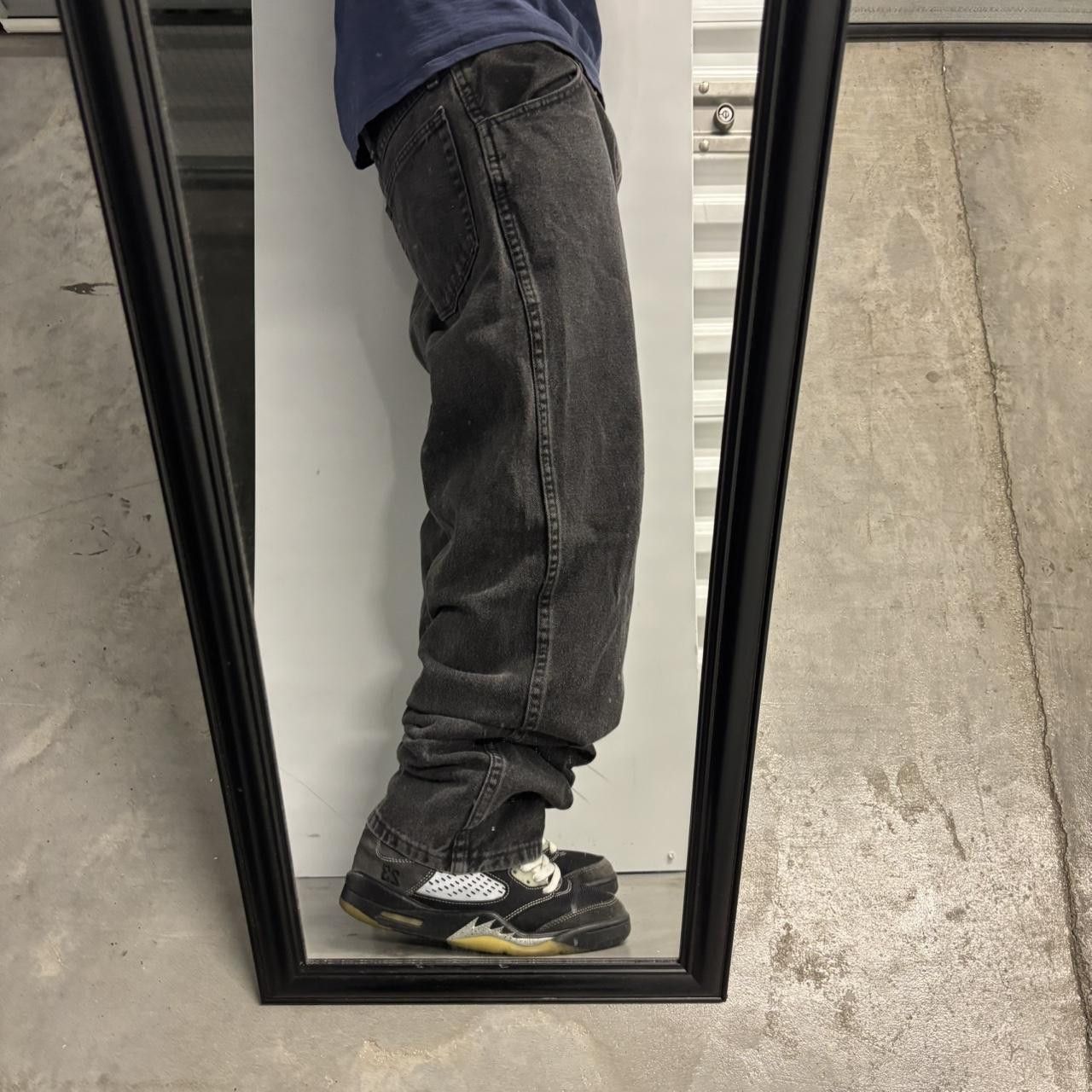 Vintage Crazy Vintage Y2K/2000s Grunge Faded Black Denim Jeans! 38x32 Size US 38 / EU 54 - 2 Thumbnail
