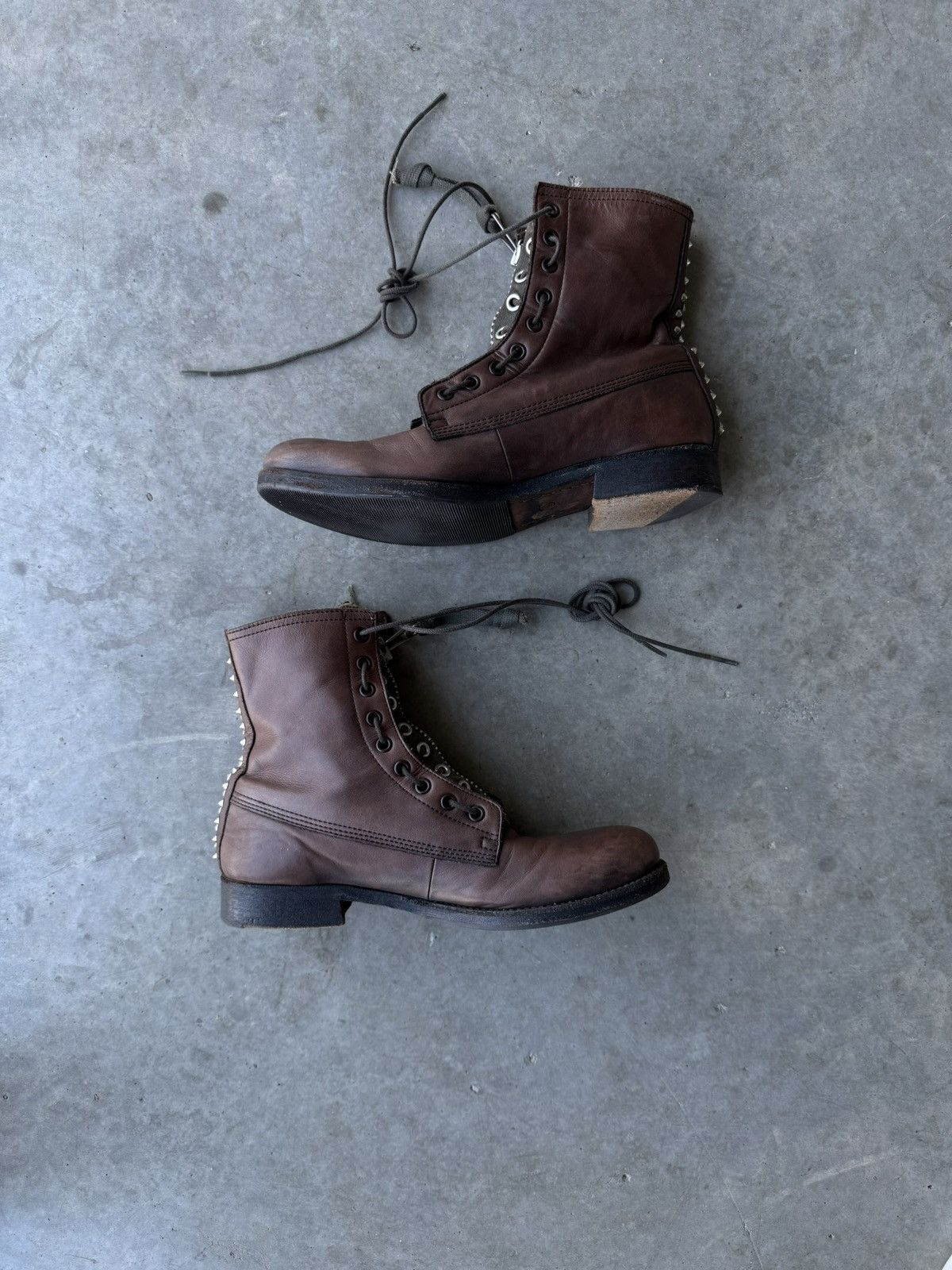 Undercover Undercover SS11 Studded Zipper Combat Boots / SS06 “T” Size US 7 / EU 40 - 3 Thumbnail