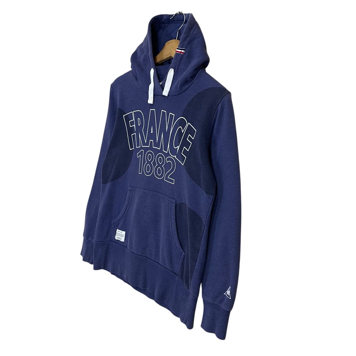Le Coq Sportif Le Coq Sportif France Big Logo Pullover Hoodie Size US S / EU 44-46 / 1 - 3 Thumbnail
