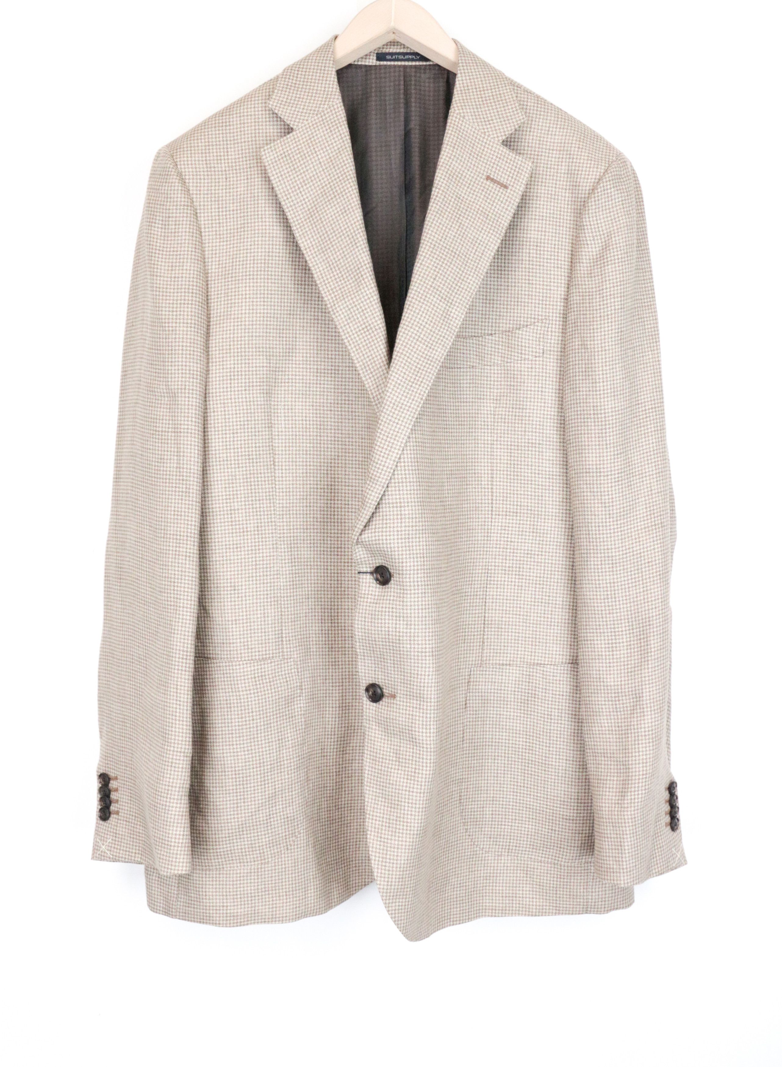 Suitsupply LA SPALLA UK52L Brown Linen Blazer 66926 Size 52L - 1 Thumbnail