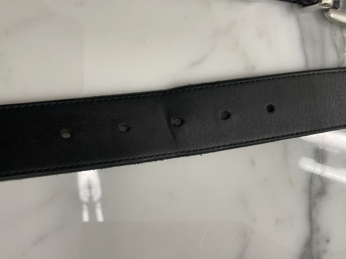 Celine Celine Large Black Leather Western Belt 35mm (29-32) 85 RARE Size 32 - 5 Thumbnail