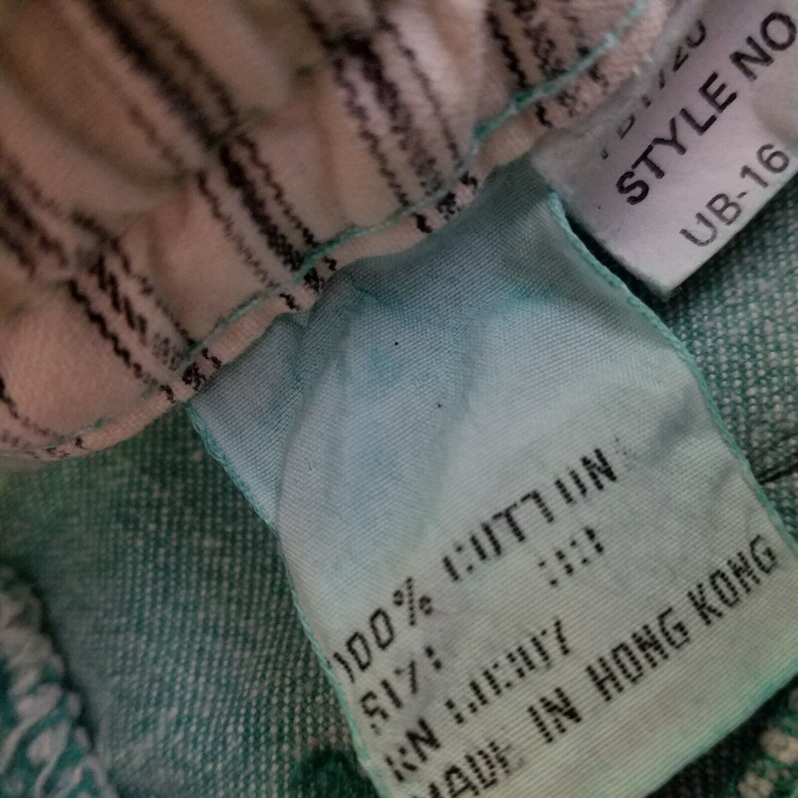 UNIONBAY Vtg UnionBay Buckle Back High Waist Acid Bleached Jeans Pant Size 33" - 7 Thumbnail