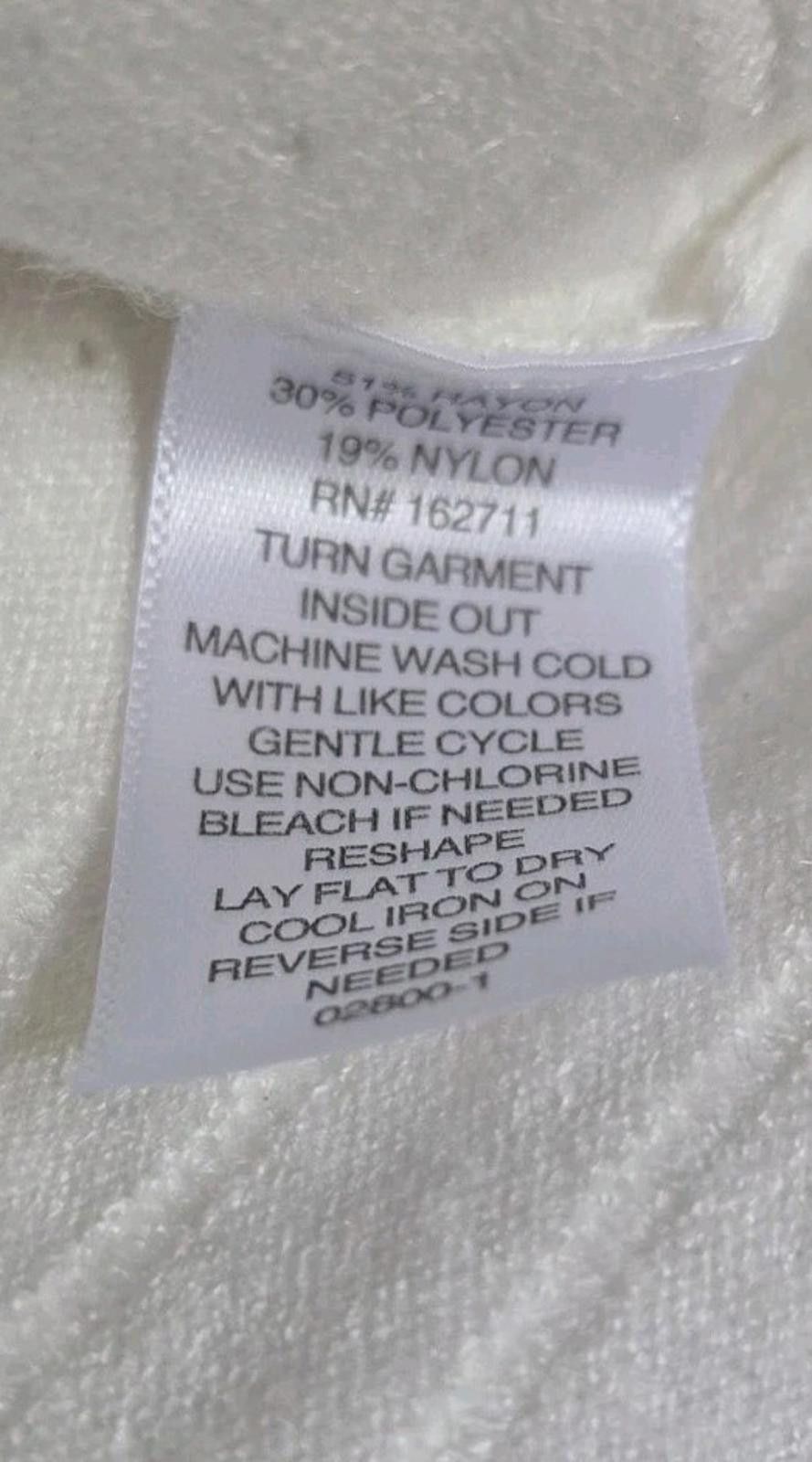 Other Liz Claiborne Womens Sweater Blouse Top Size Large L Cream Size L / US 10 / IT 46 - 7 Thumbnail