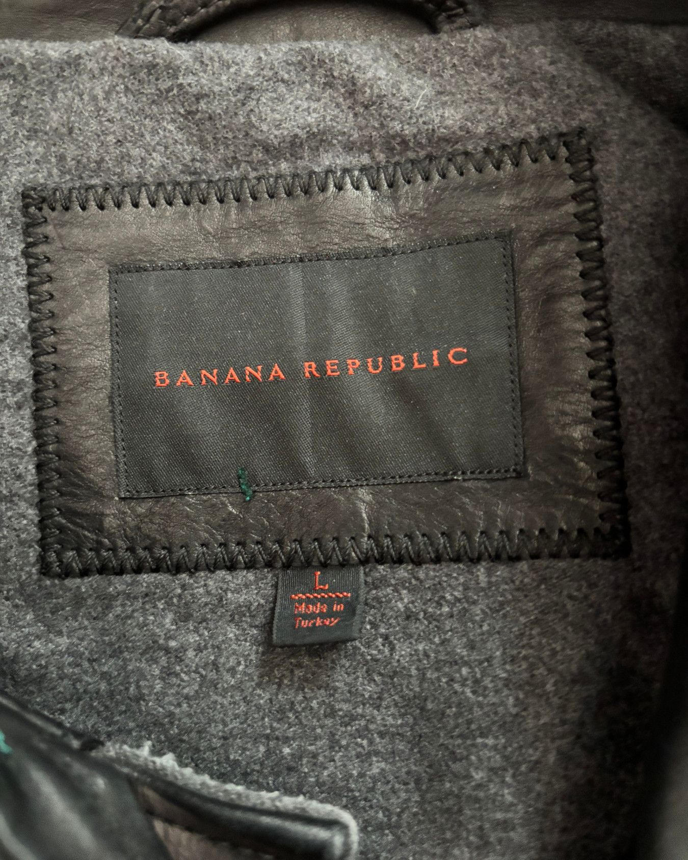 Banana Republic Vintage Banana Republic Genuine Leather Bomber Jacket Large Size US L / EU 52-54 / 3 - 3 Thumbnail