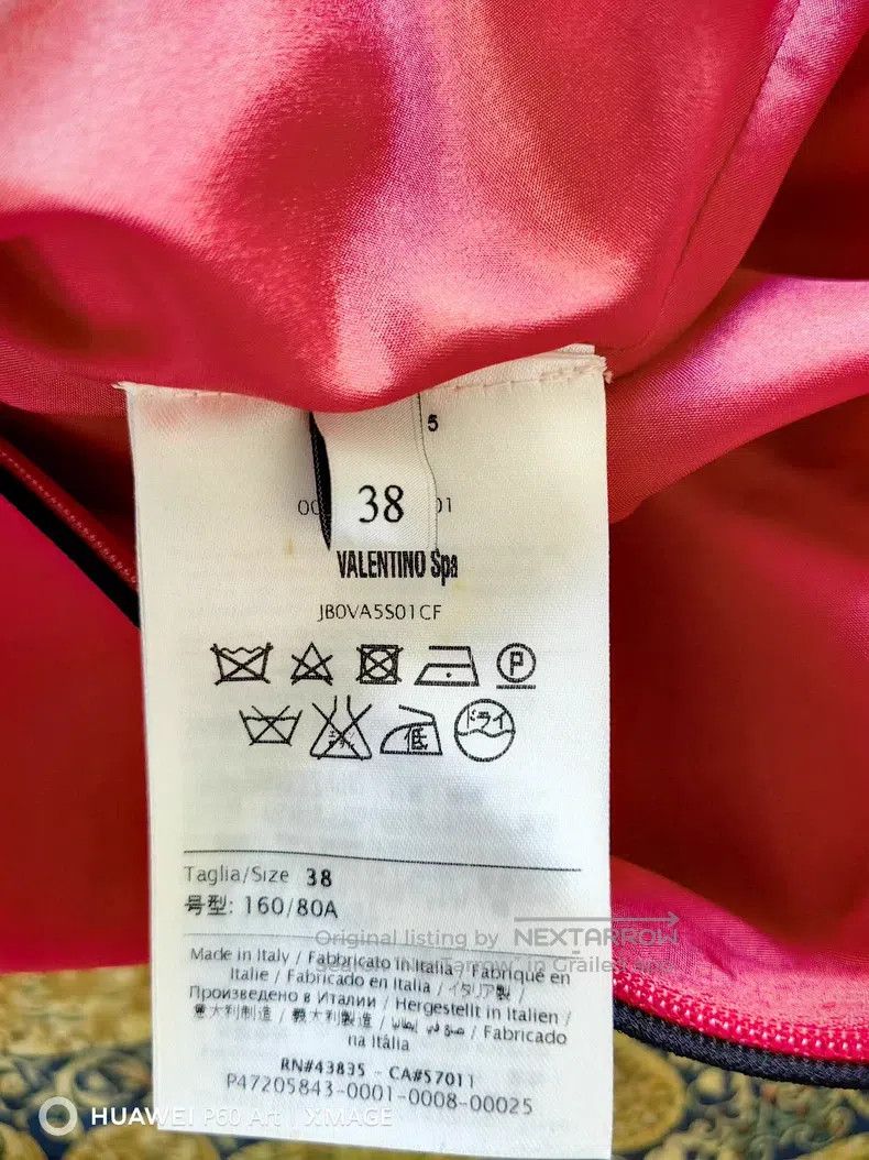 Valentino Valentino A wool silk dress with red trim Size S / US 4 / IT 40 - 7 Thumbnail