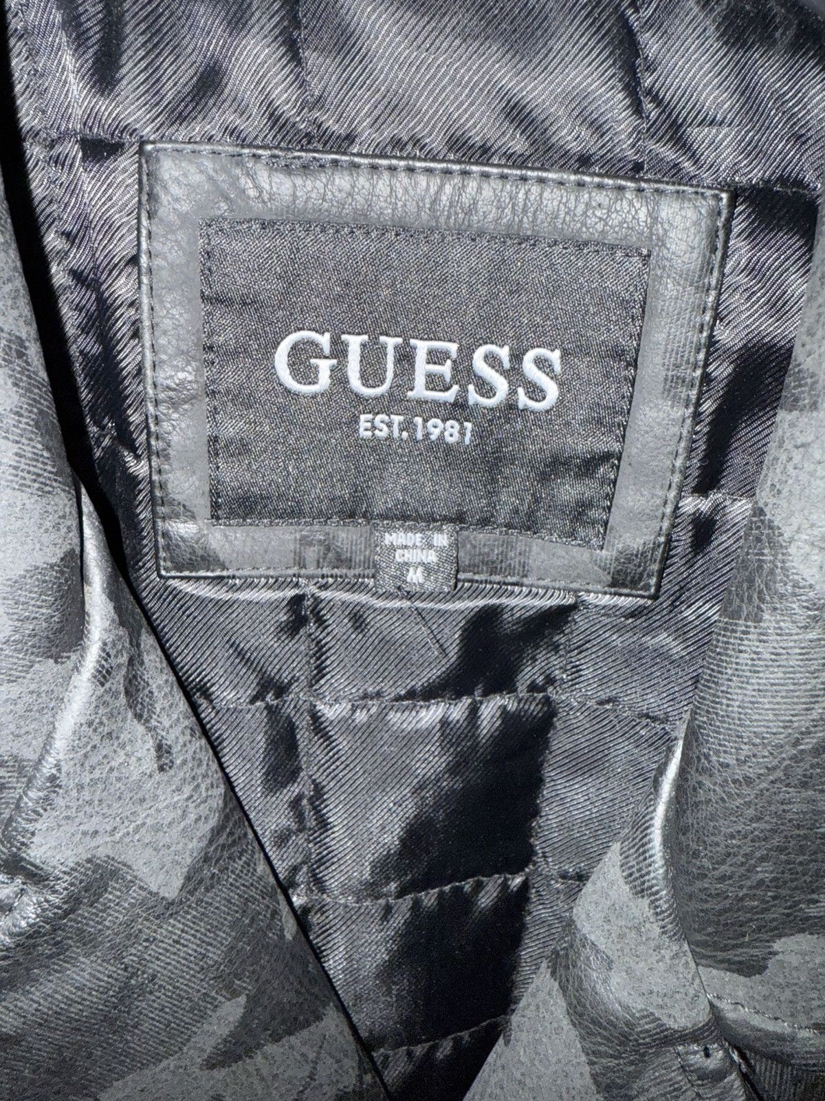 Guess Guess Men’s Camo Leather Jacket Size US M / EU 48-50 / 2 - 3 Thumbnail