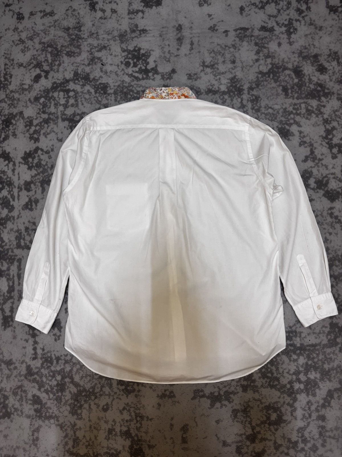 Comme des Garcons Homme Vintage Comme Des Garcons Floral Print Collar Shirt Size US XL / EU 56 / 4 - 6 Thumbnail