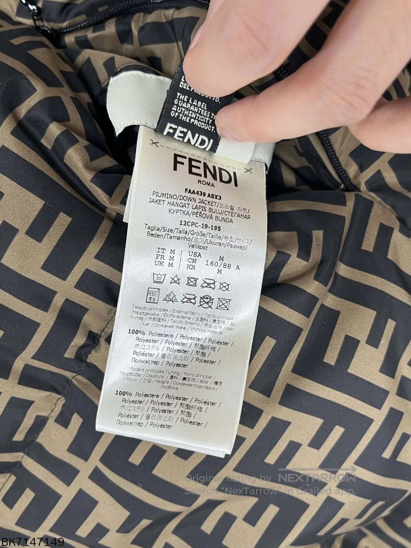 Fendi Fendi Reversible Color Block Puffer Jacket. Size US M / EU 48-50 / 2 - 5 Thumbnail