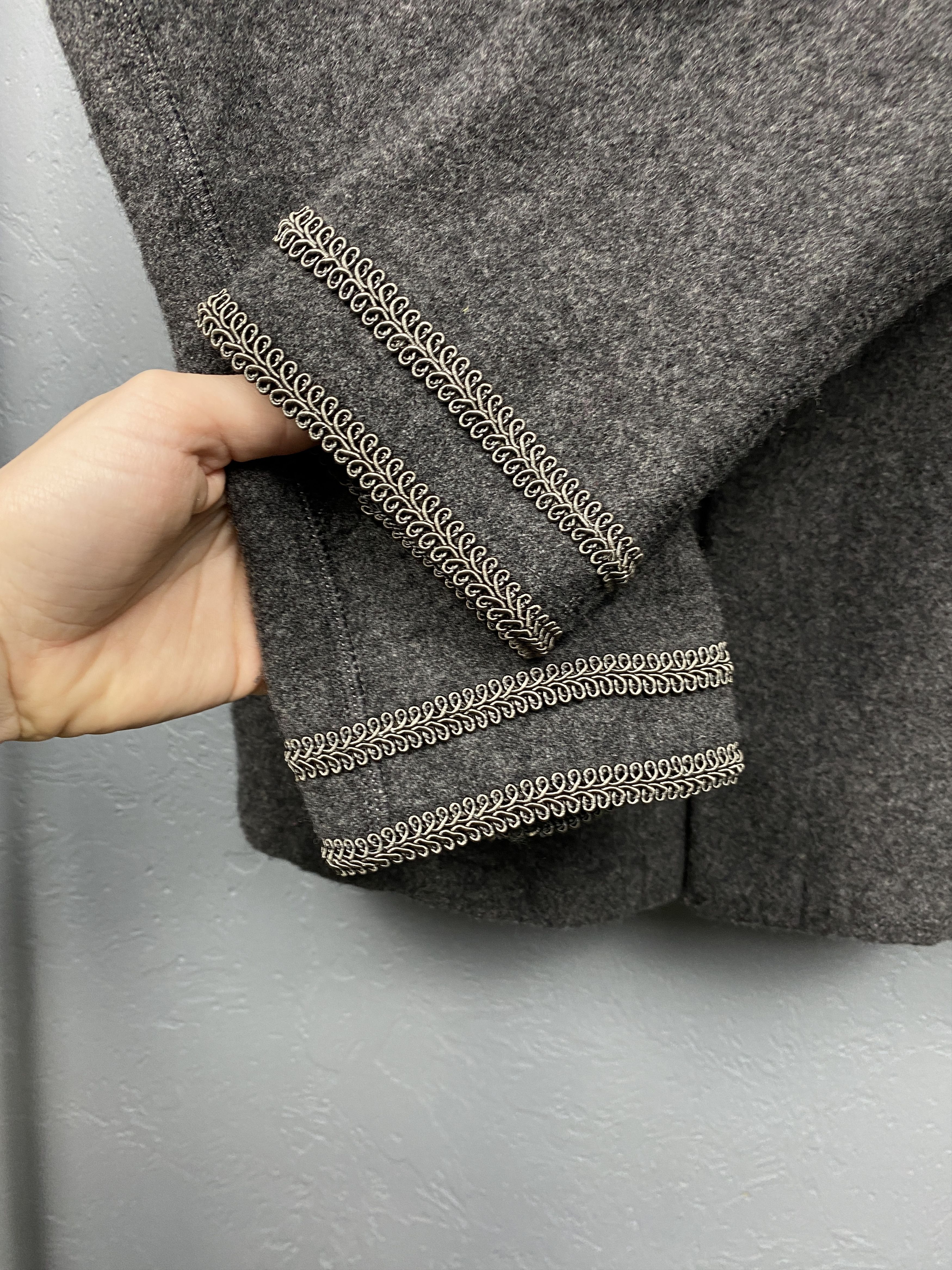 Armani Emporio Armani Vintage Womens Wool Jacket Size M / US 6-8 / IT 42-44 - 3 Thumbnail