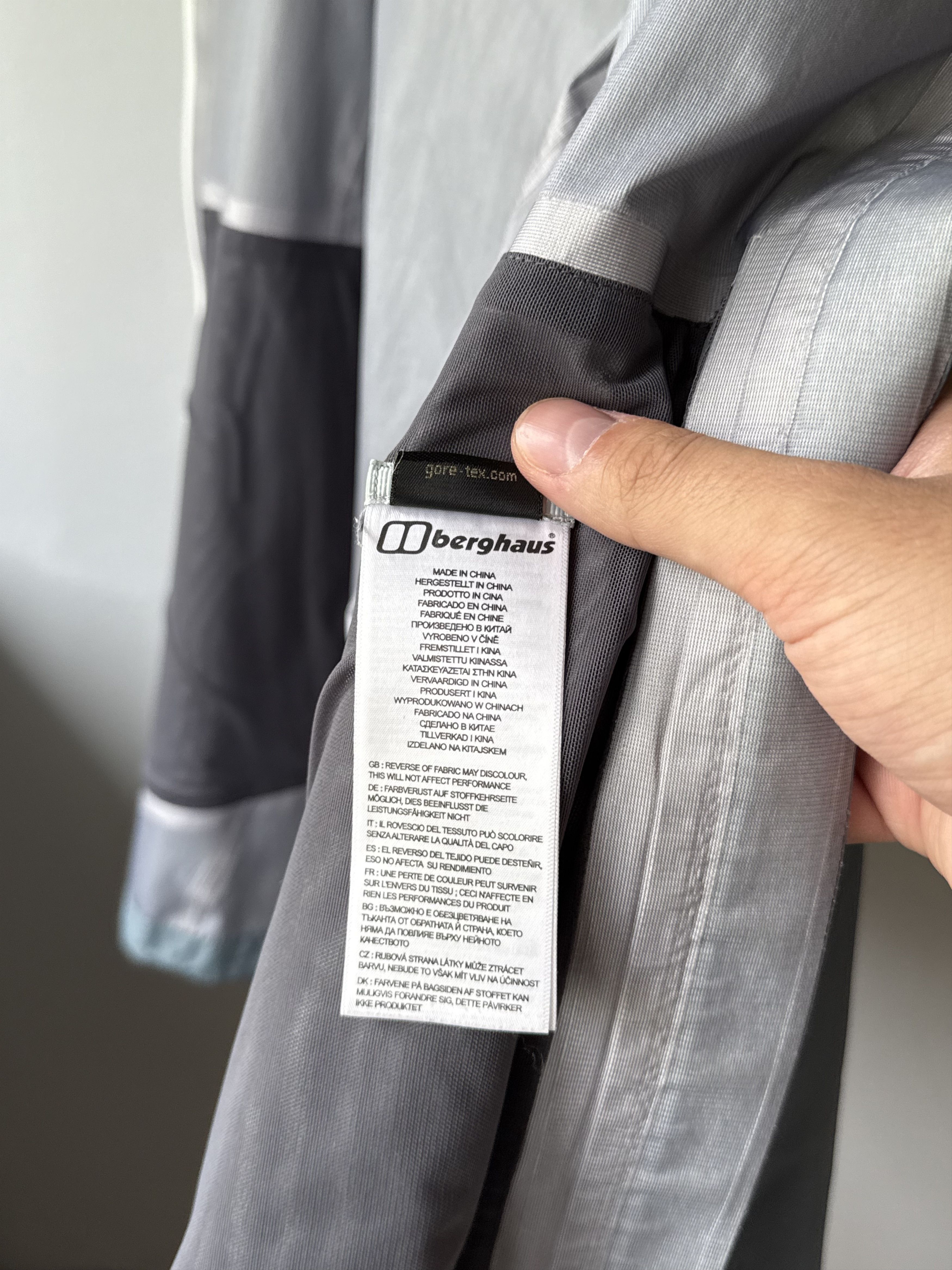 Berghaus × Goretex Berghaus Gore-Tex Active Shell Gray Lightweight Hood Jacket Size L / US 10 / IT 46 - 19 Thumbnail