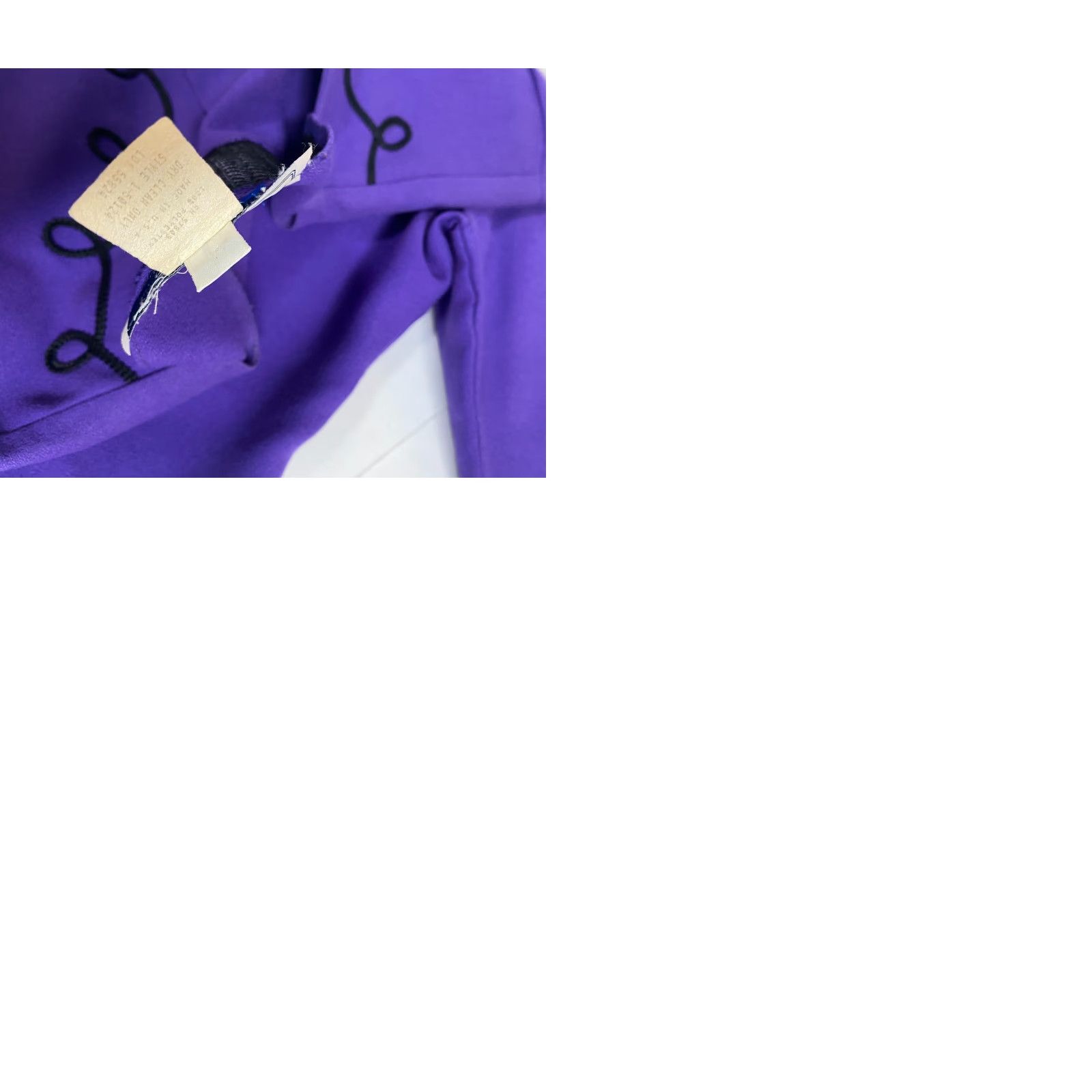 Vintage Norton McNaughton Womens Blazer 14 Purple Tuxedo Notch Lapel Single-Breasted Lightweight Mid-Length Modern Dress Jacket Size XL / US 12-14 / IT 48-50 - 9 Thumbnail