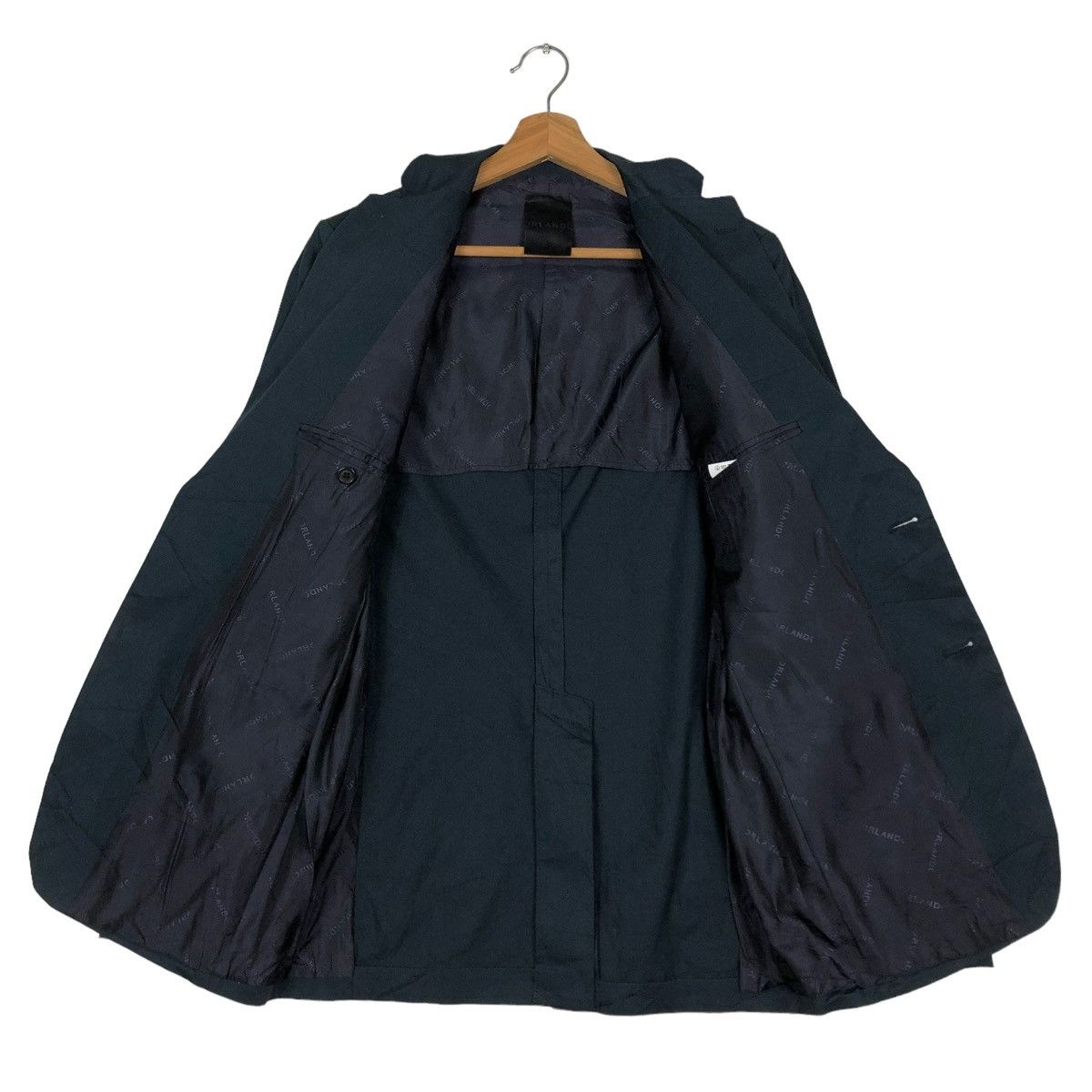 Japanese Brand 🔥RICH BLACK DOUBLE BREAST COATS JACKET ORLANDO ITALY Size US M / EU 48-50 / 2 - 13 Thumbnail