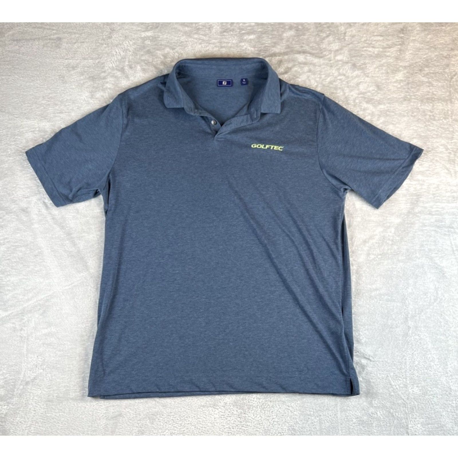 Footjoy Footjoy Golftec Polo Shirt Mens Blue XL Preppy Casual Size US XL / EU 56 / 4 - 2 Thumbnail