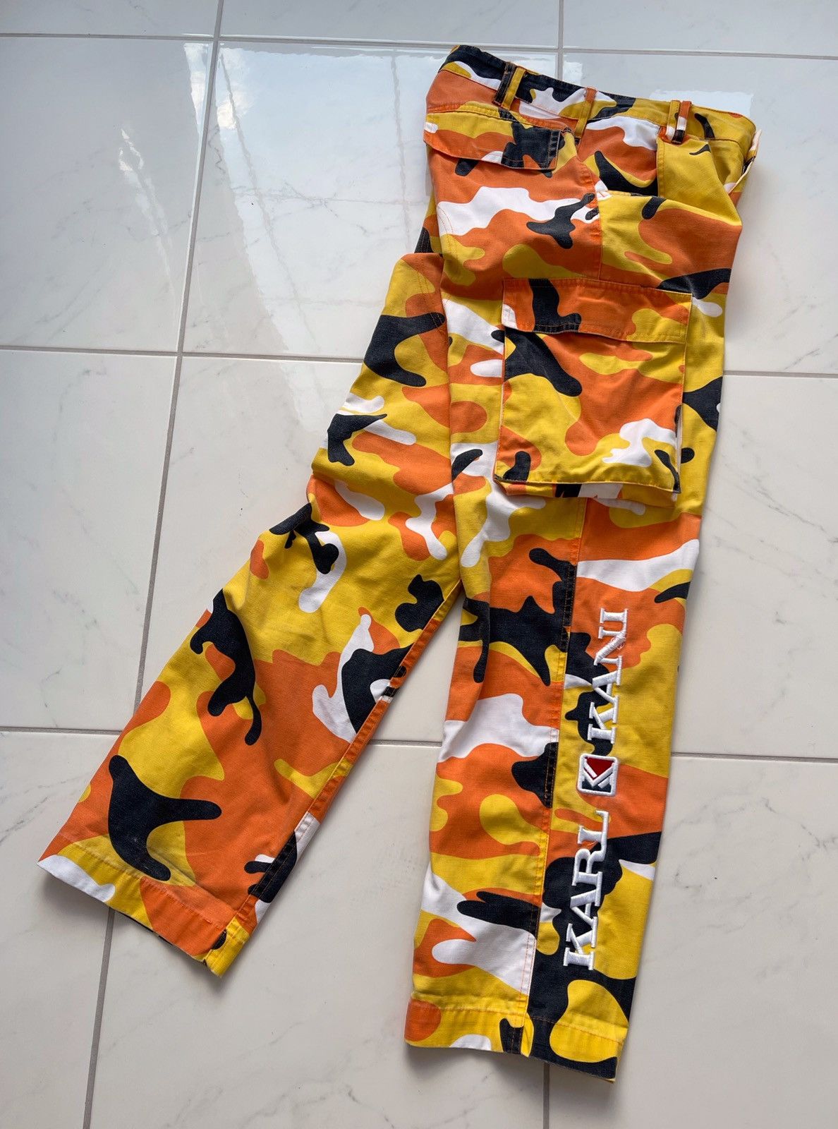 Karl Kani × Vintage 🔥Vintage Y2k Karl Kani Camouflage Cargo Pants Size US 32 / EU 48 - 5 Thumbnail