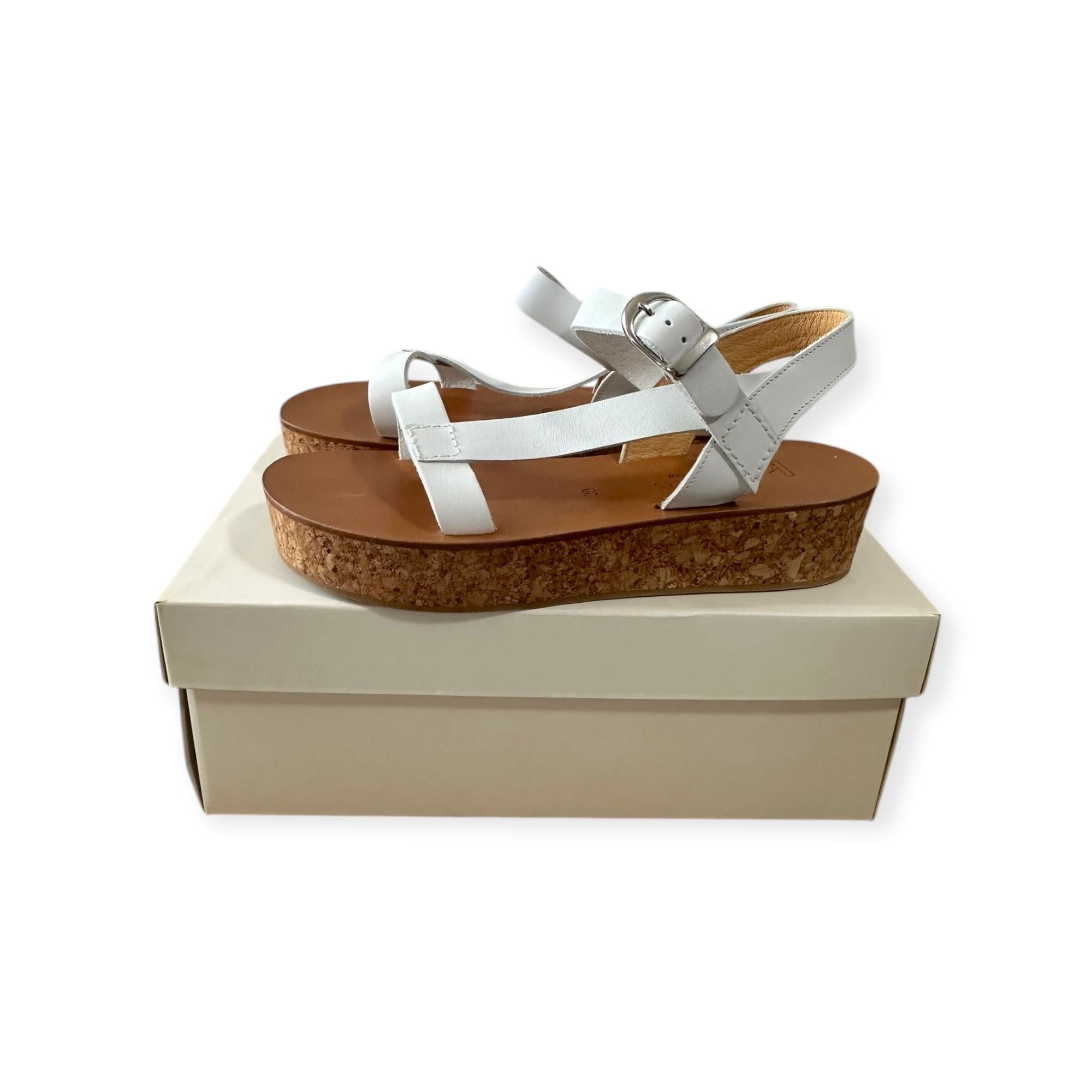 K.Jacques K. Jacques Senet Sport Wedge Sandal, White, Size 39EU, New Size US 9 / IT 39 - 5 Thumbnail