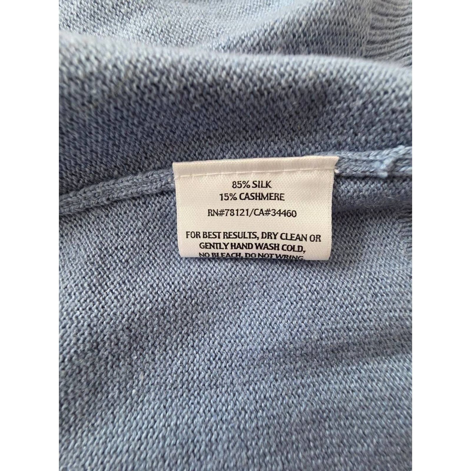 Eileen Fisher Eileen Fisher Womens Silk Cashmere Cardigan Pet S A001080 Size S / US 4 / IT 40 - 4 Thumbnail