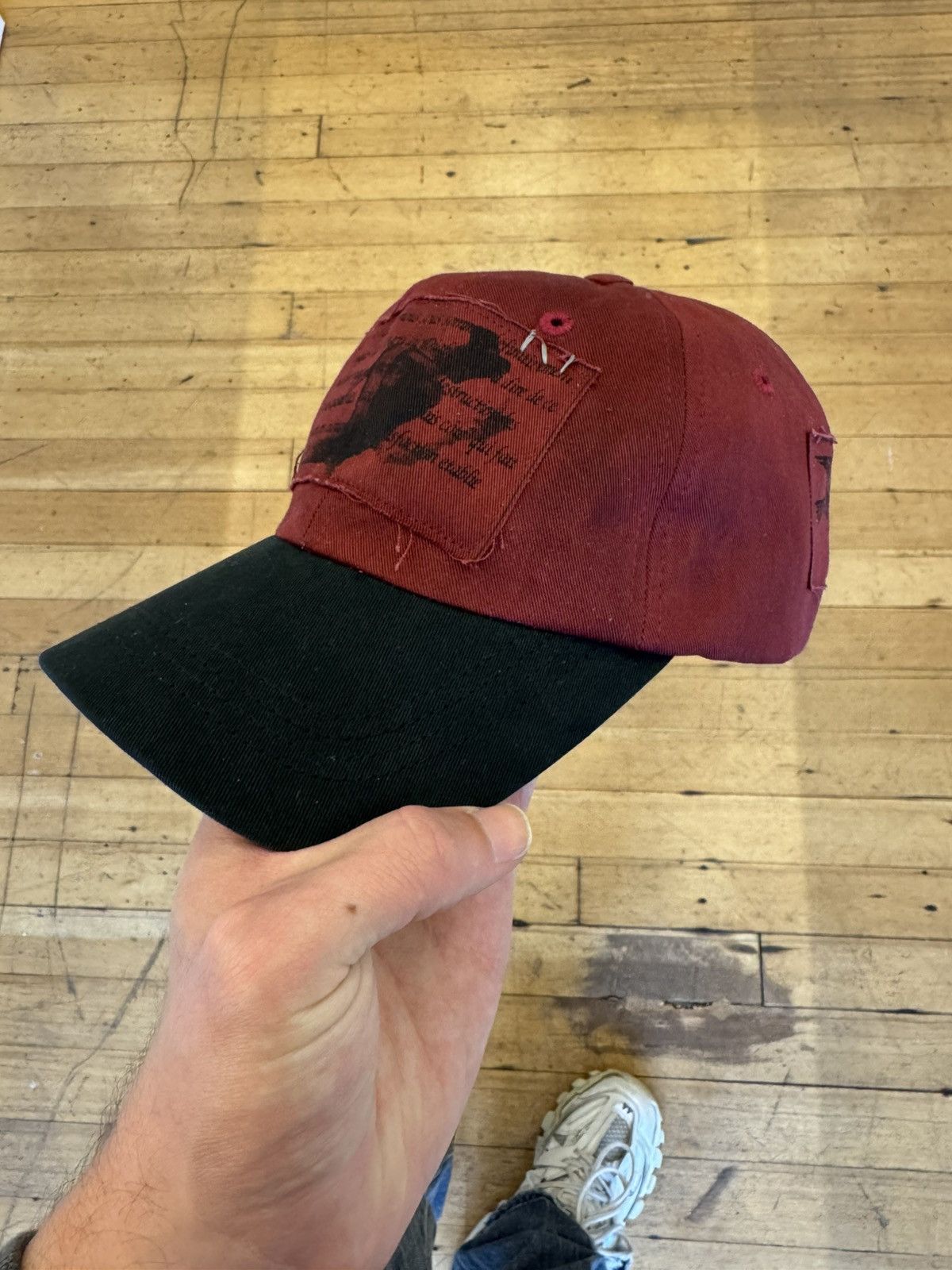 Enfants Riches Deprimes Enfants Riches Deprimes Red & Black Napoleon Hat Size ONE SIZE - 2 Thumbnail