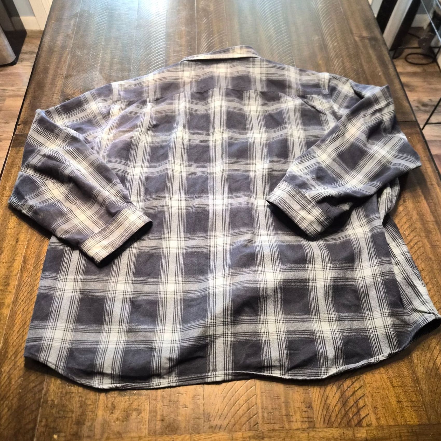 Carhartt Carhartt Mens Shirt Flannel Blue Plaid Button Down Long Sleeve Size 3XL G261 Size US XXL / EU 58 / 5 - 6 Thumbnail