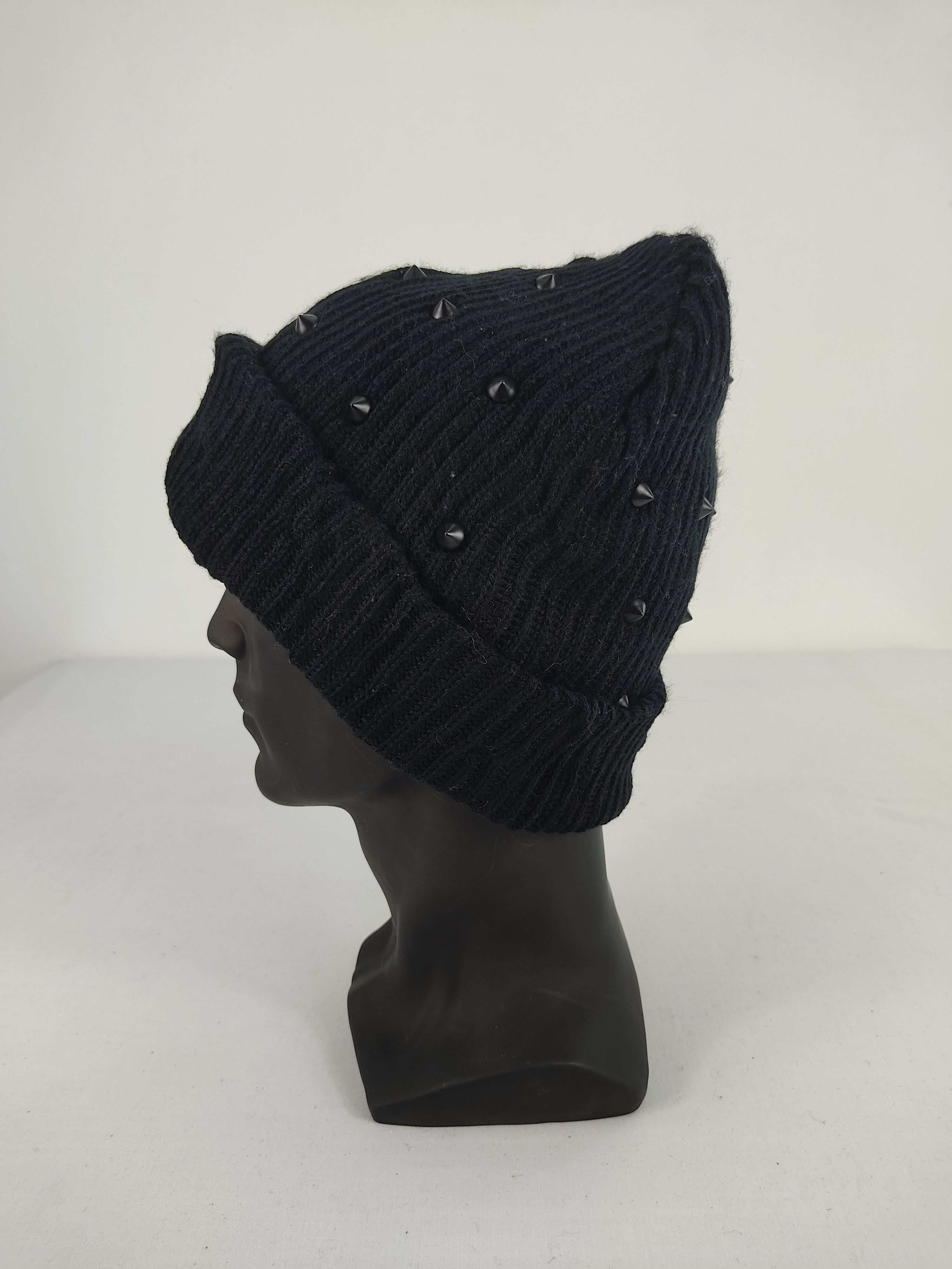 Japanese Brand vintage Japanese Brand Studded Punk Beanie/Snow Hat/Snow Cap Size ONE SIZE - 2 Thumbnail