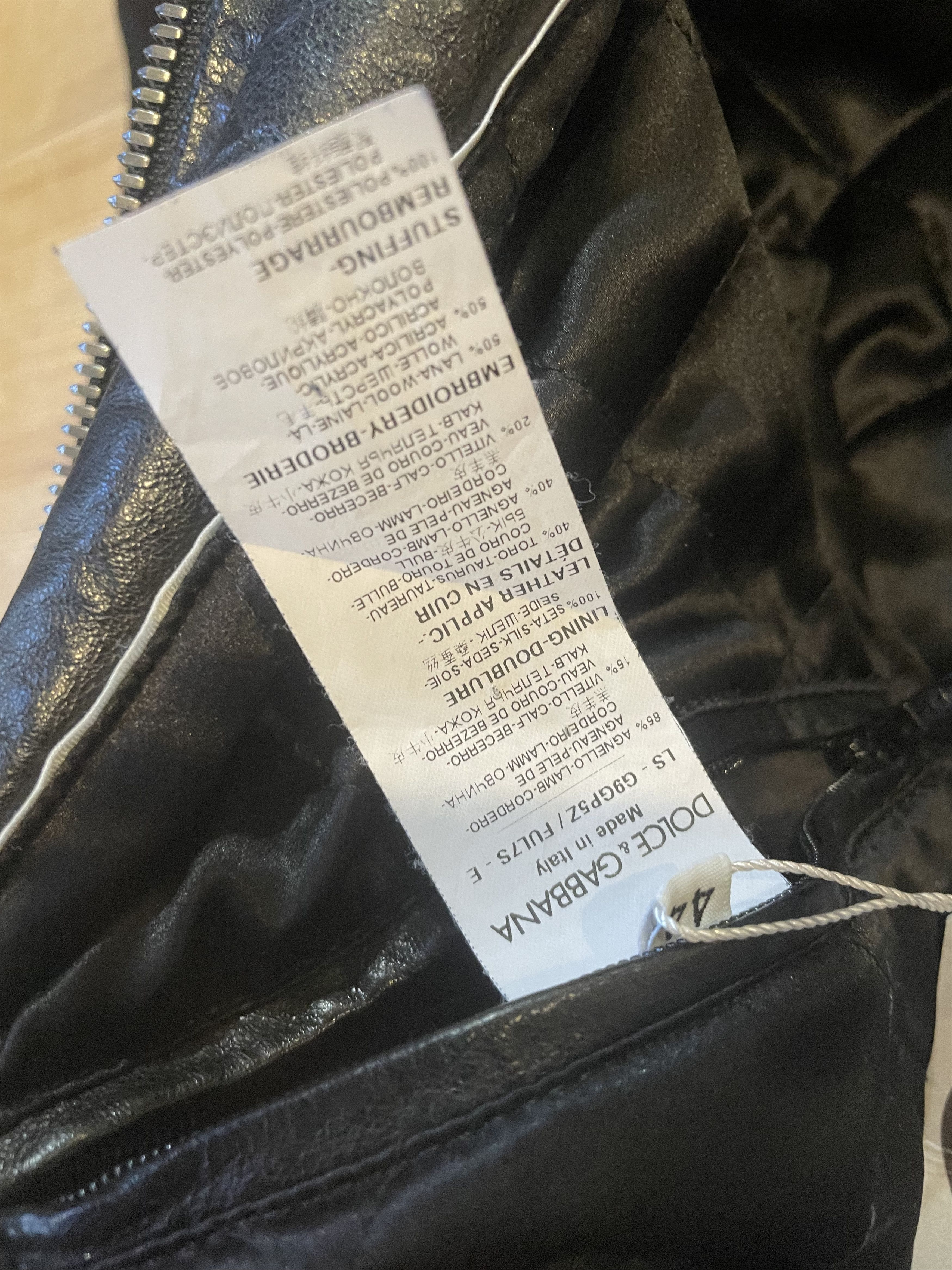 Dolce & Gabbana AW2016 "Guns n Roses" Leather Jacket Size US S / EU 44-46 / 1 - 4 Thumbnail