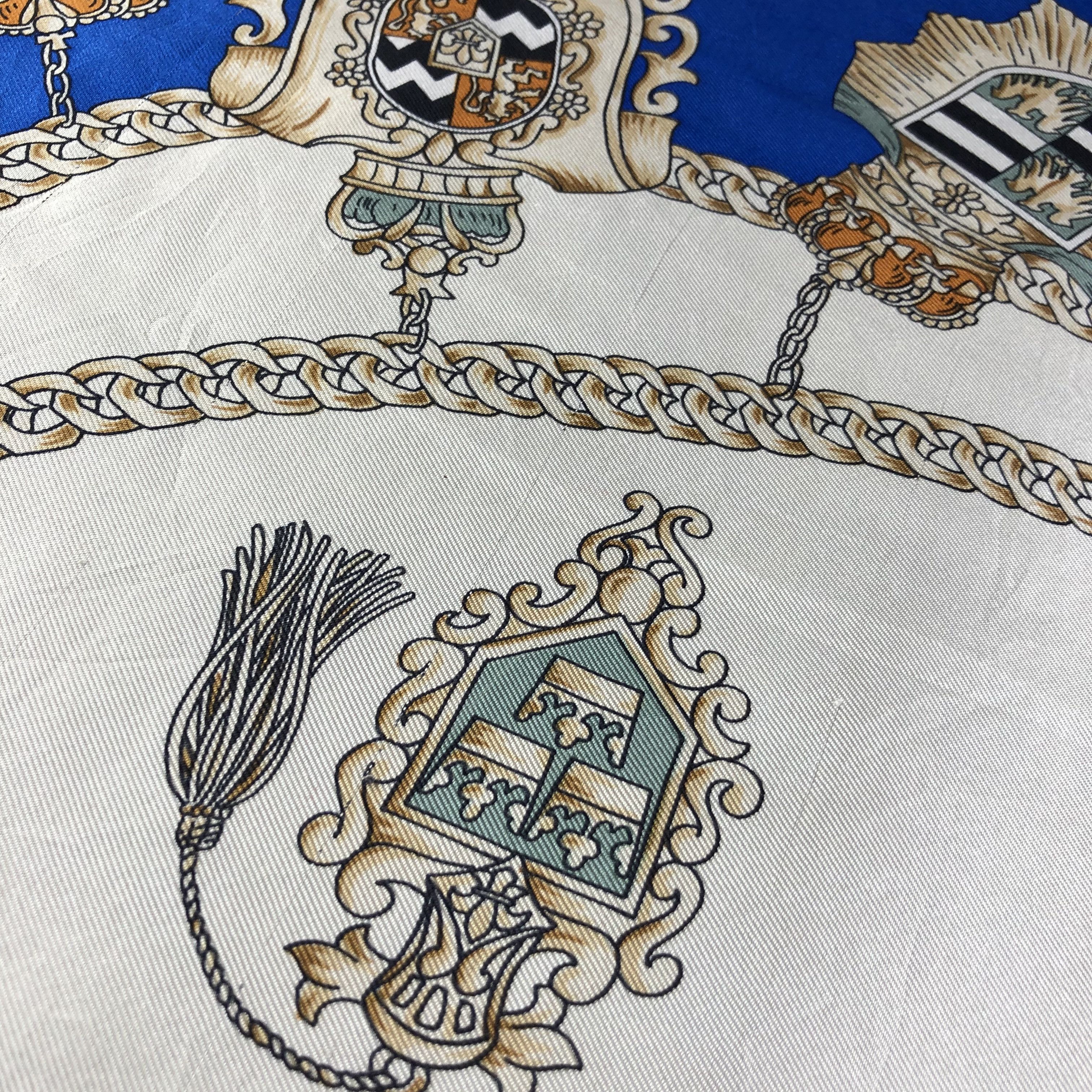 Japanese Brand Luxury Design Silk Scarf M517 Size ONE SIZE - 9 Thumbnail