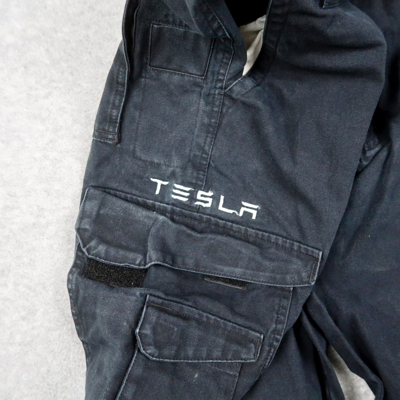 Vintage Tru-Spec Black Tactical Cargo Pants Mens 38x32 Cargo Pocket Canvas Cotton Straight Regular Front Zip Button Pants Size US 38 / EU 54 - 5 Thumbnail