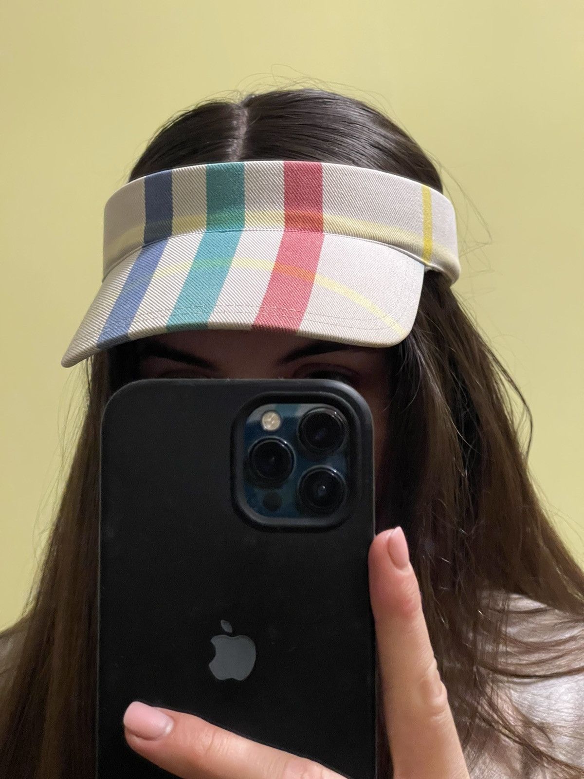 image of Burberry Visor Sunvisor Rainbow Cap Flexible Arms, Women's