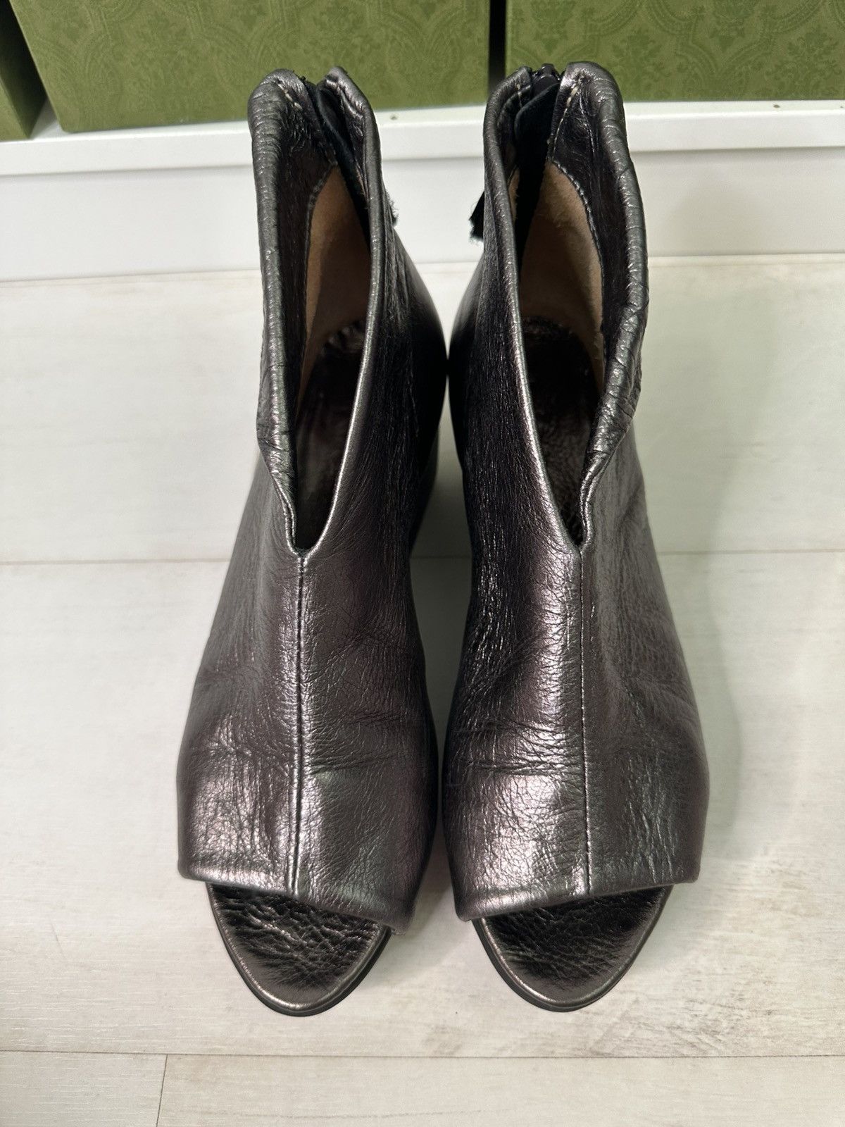 Trippen Trippen leather silver sandals Size US 8 / IT 38 - 4 Thumbnail