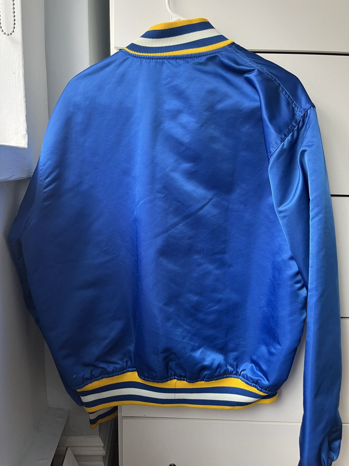 Starter VINTAGE Starter Indiana Pacers Bomber Jacket Size L Size US L / EU 52-54 / 3 - 3 Thumbnail