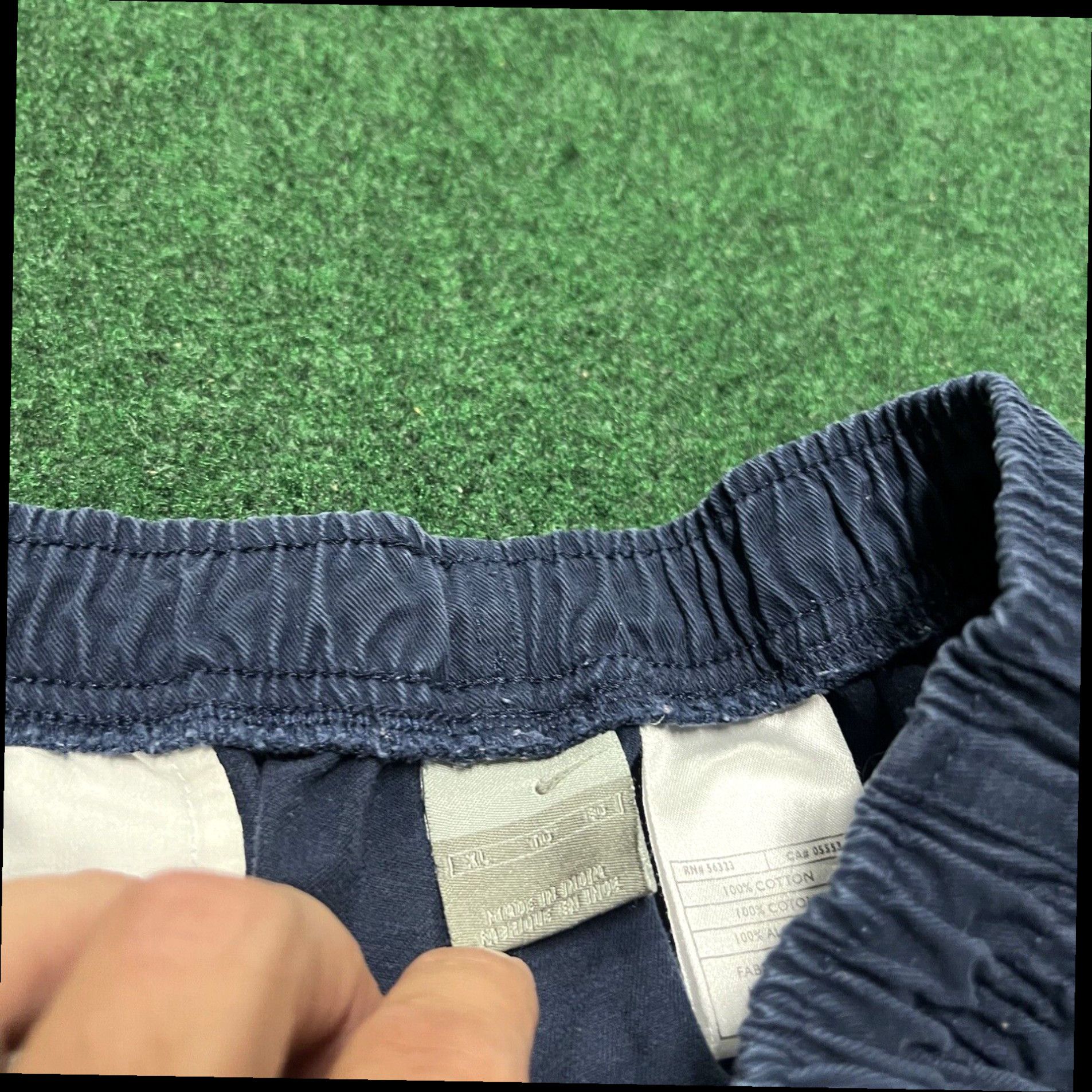 Nike Vintage Nike Shorts Mens Extra Large Navy Running Active Casual Gym Swoosh Y2K Size US 36 / EU 52 - 3 Thumbnail