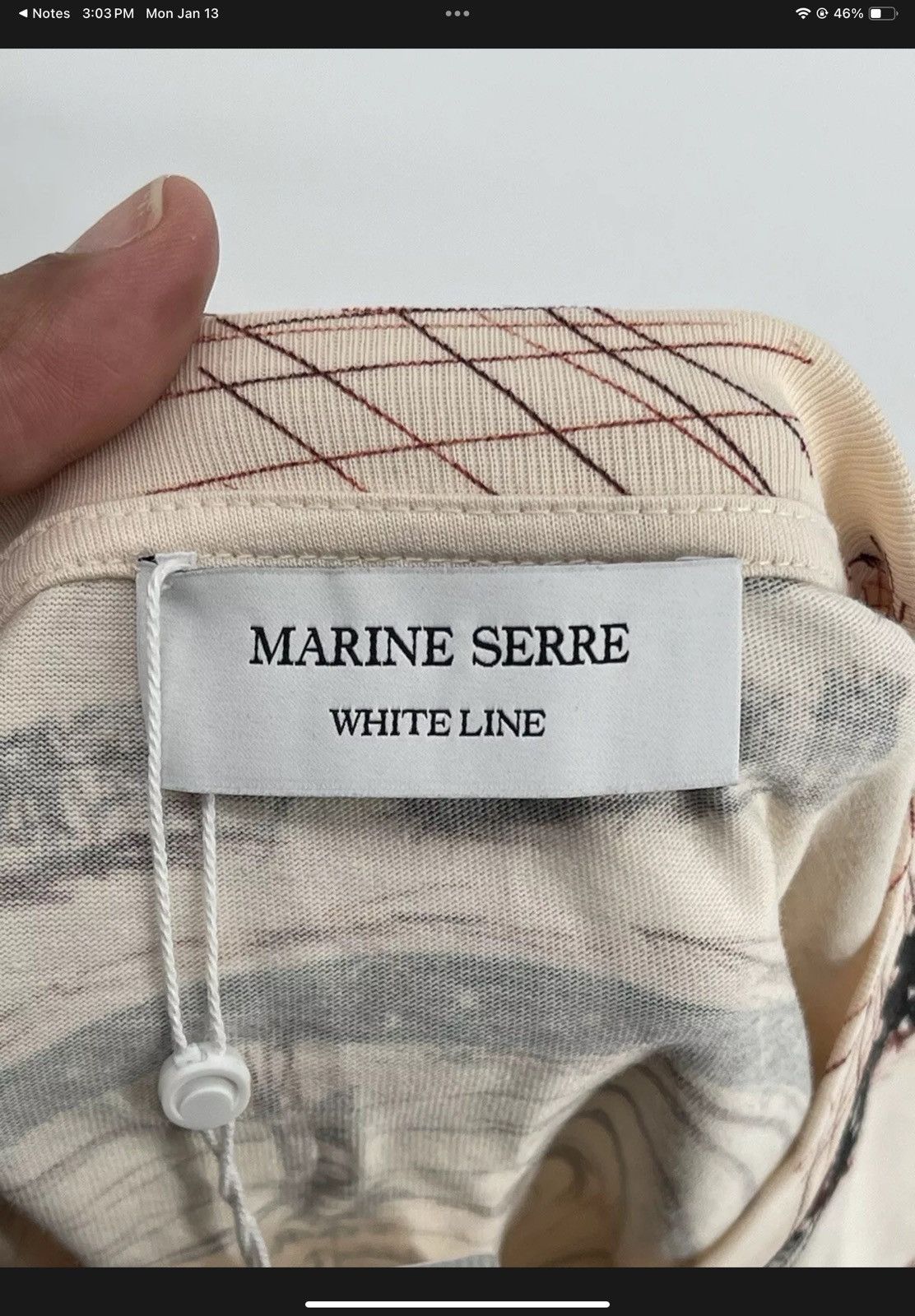 Marine Serre Marine Serre Geotic Relaxed Long-Sleeve Top Dragon Logo Size XL / US 12-14 / IT 48-50 - 6 Thumbnail