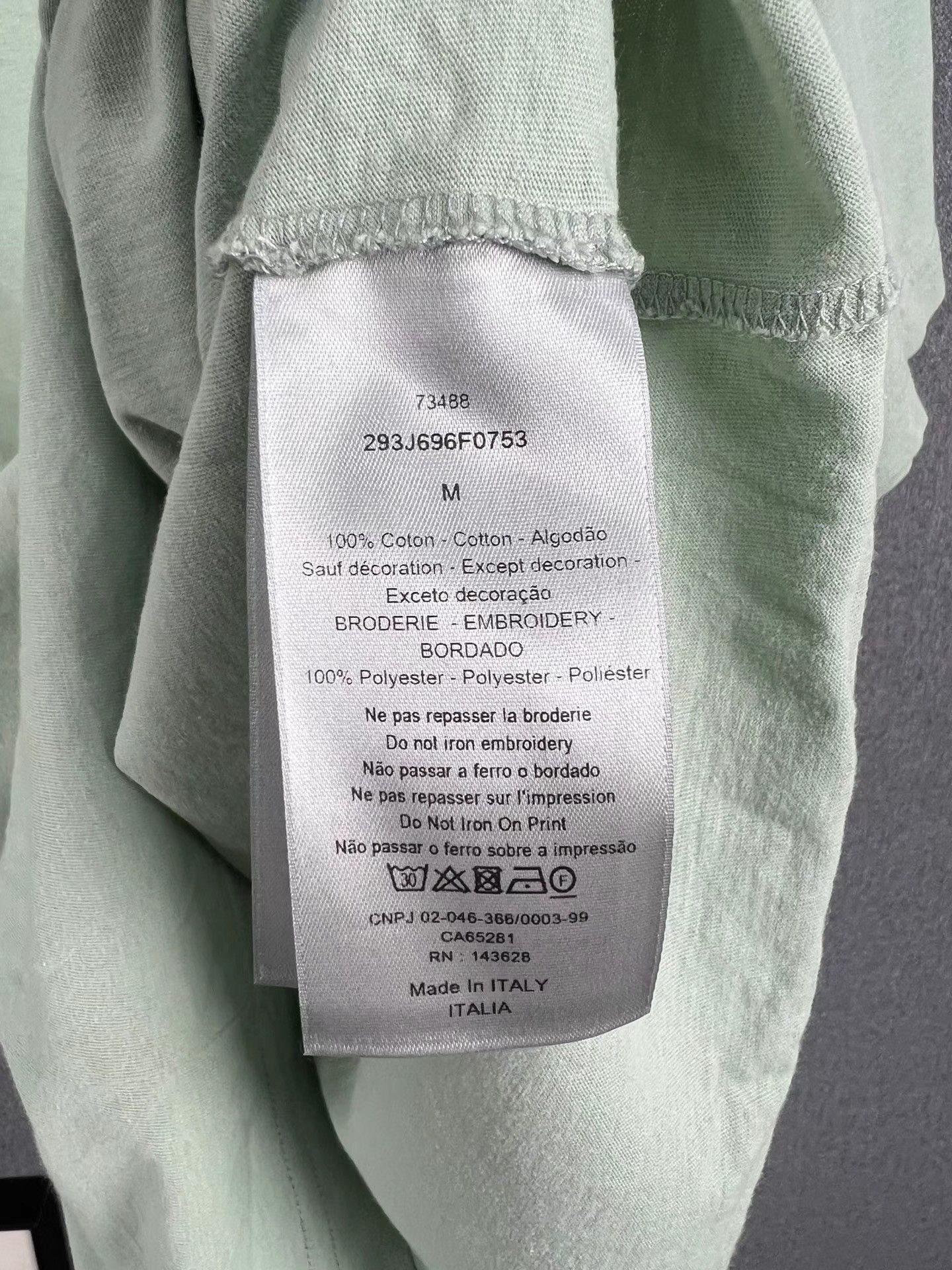 Dior DIOR Landscape Embroidered LOGO Short Sleeve K1 Size US M / EU 48-50 / 2 - 5 Thumbnail