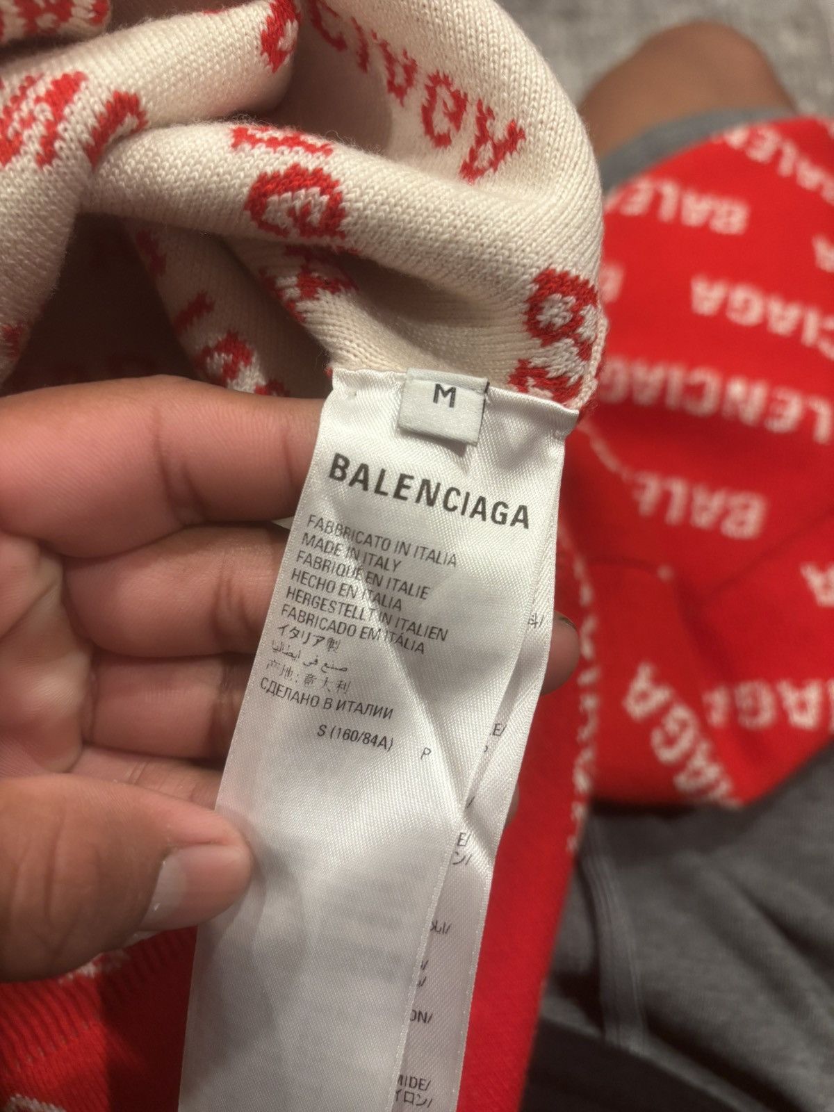 Balenciaga Balenciaga knit crewneck Size US M / EU 48-50 / 2 - 9 Thumbnail