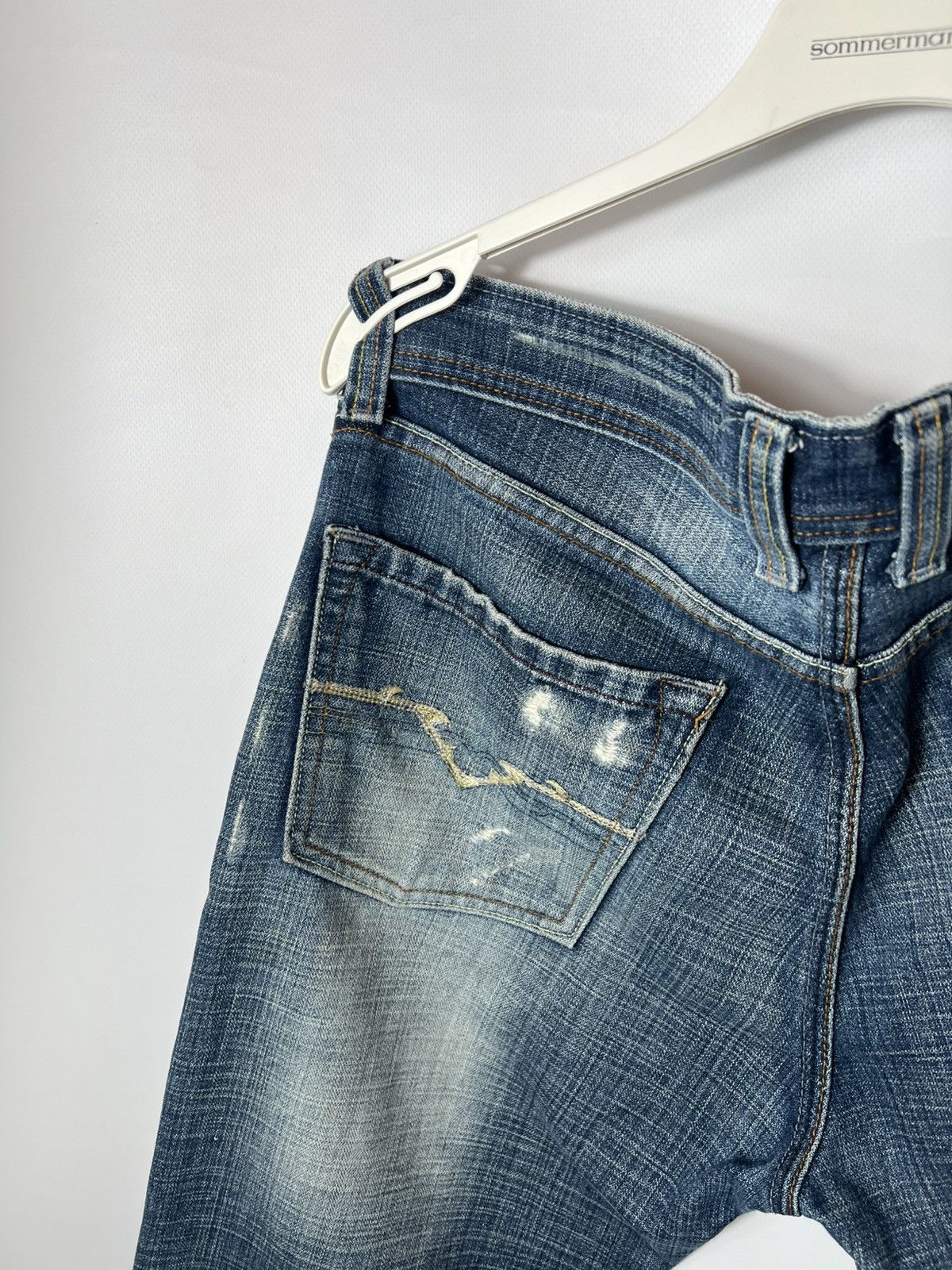 Diesel Vintage streetwear y2k sk8 Diesel Distressed Denim Pants Size US 36 / EU 52 - 11 Thumbnail