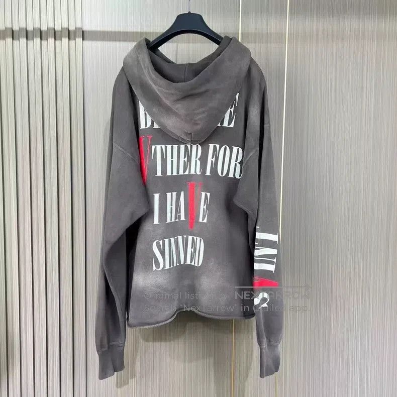 Saint Michael Saint Michael Collaboration distressed washed printed hoo Size US L / EU 52-54 / 3 - 3 Thumbnail