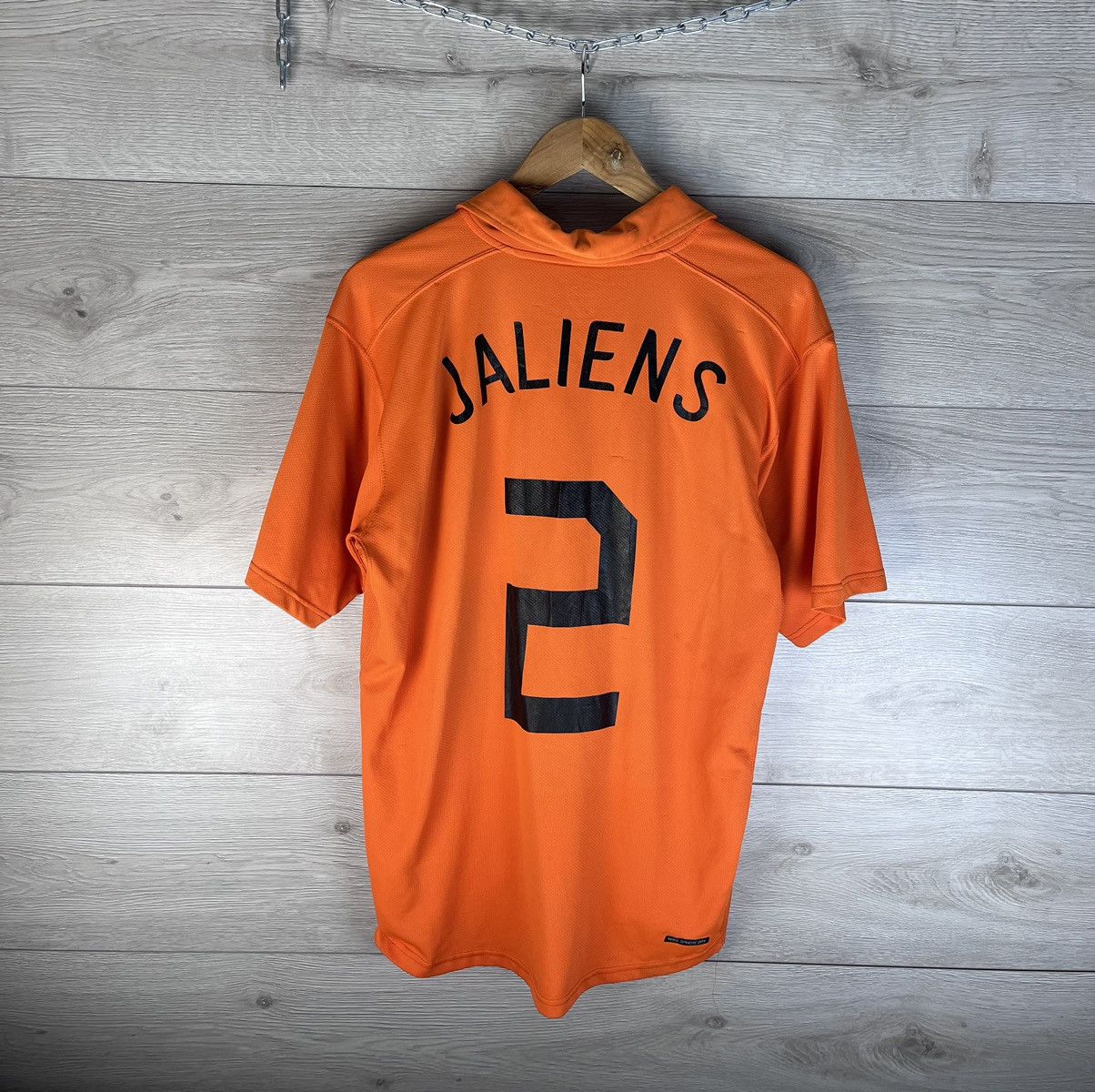 Nike Men's Netherlands Home football shirt 2006s Xl #2 Jaliens Size US L / EU 52-54 / 3 - 1 Thumbnail