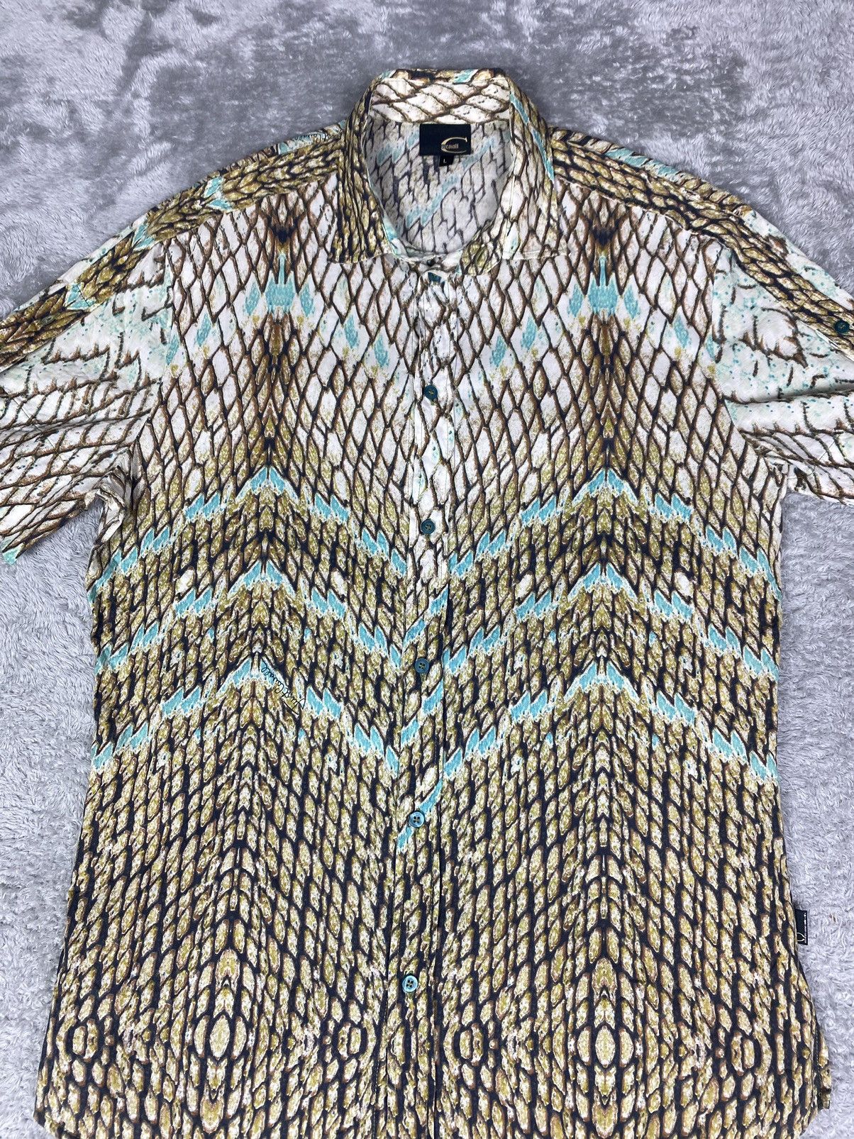 Just Cavalli Just Cavalli Snake Skin Design Size US L / EU 52-54 / 3 - 3 Thumbnail