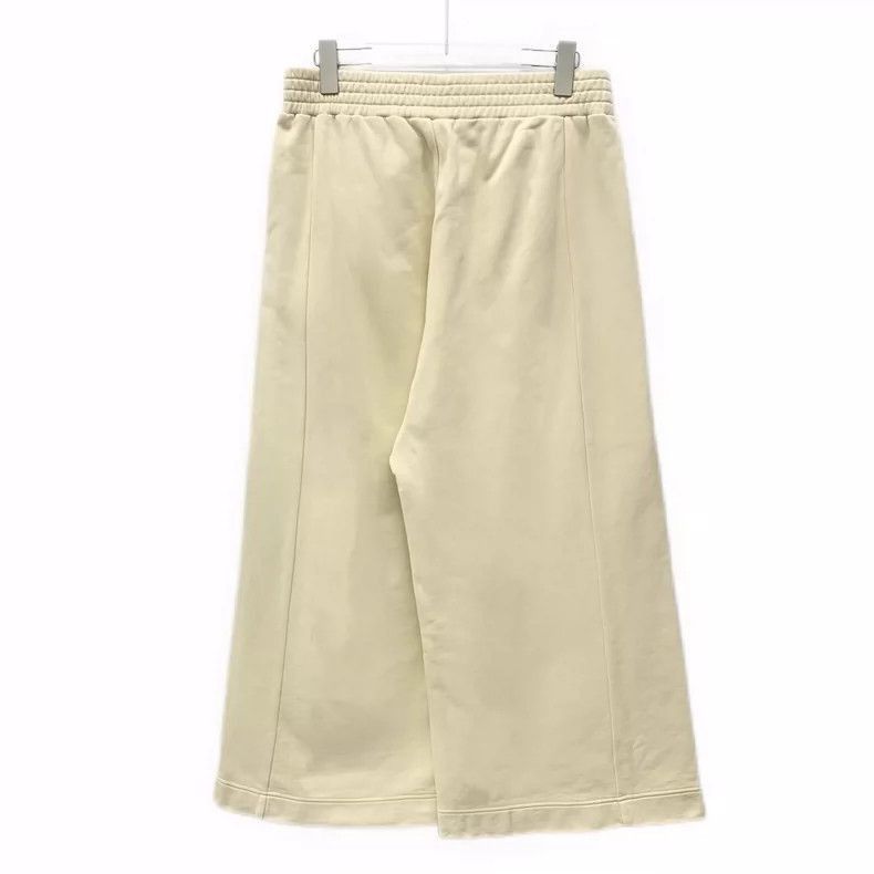 Celine Beige Cotton Casual Wide Leg Pants Size US 32 / EU 48 - 2 Thumbnail