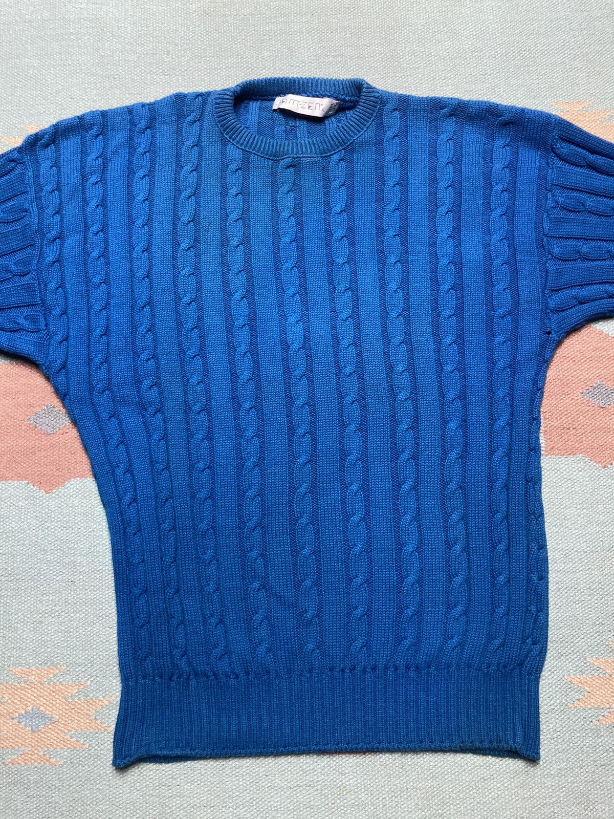 Jantzen × Vintage VTG jantzen crewneck sweater cable knit heavyweight USA XL Size US XL / EU 56 / 4 - 2 Thumbnail