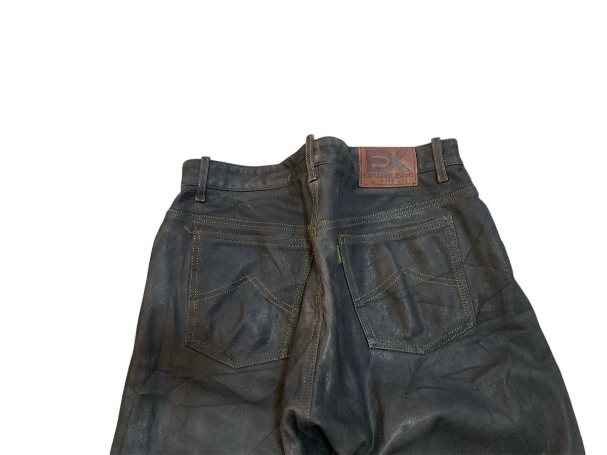 Japanese Brand × Leather × Vintage Vintage Explorer Riding Jeans Leather Lot 7278 Made Japan Size US 32 / EU 48 - 8 Thumbnail
