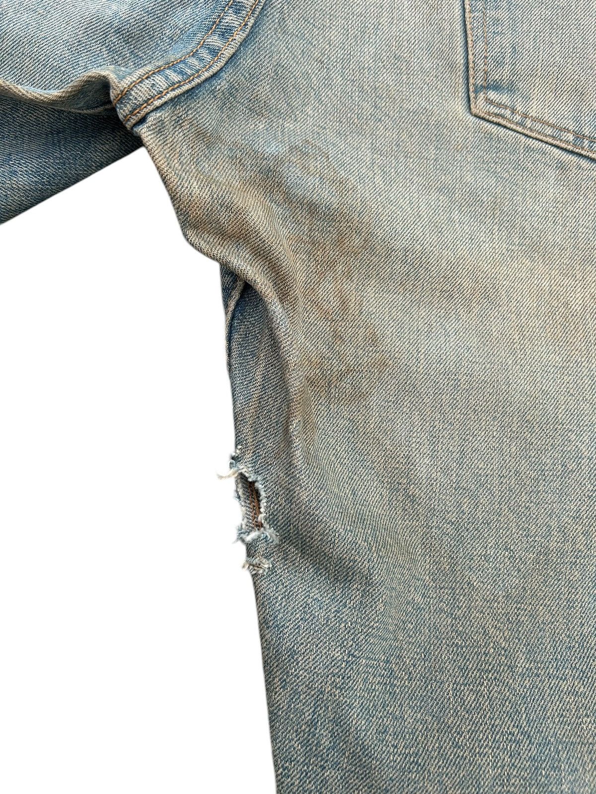Kapital Vintage Warehouse Selvedge Distressed Rusty Dirty Denim Jean Size US 35 - 14 Thumbnail
