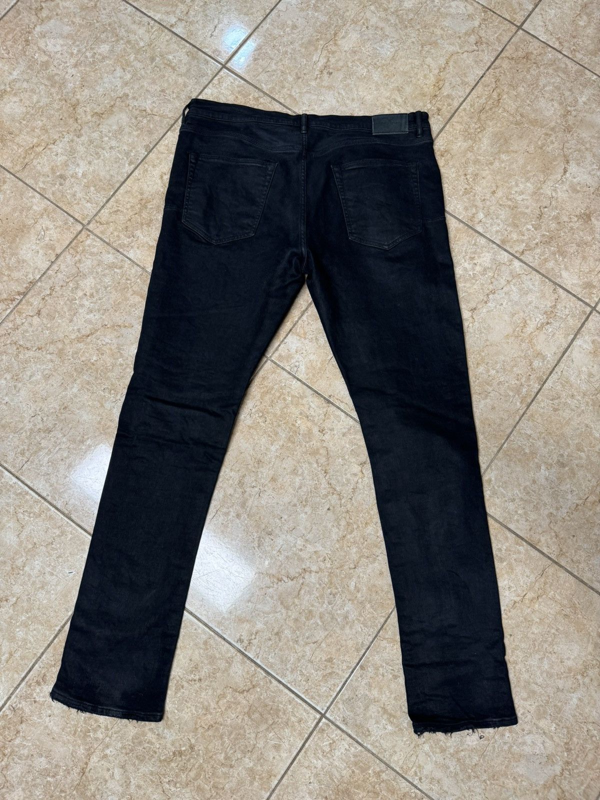 image of Purple Brand Jeans in Black, Men's (Size 38)