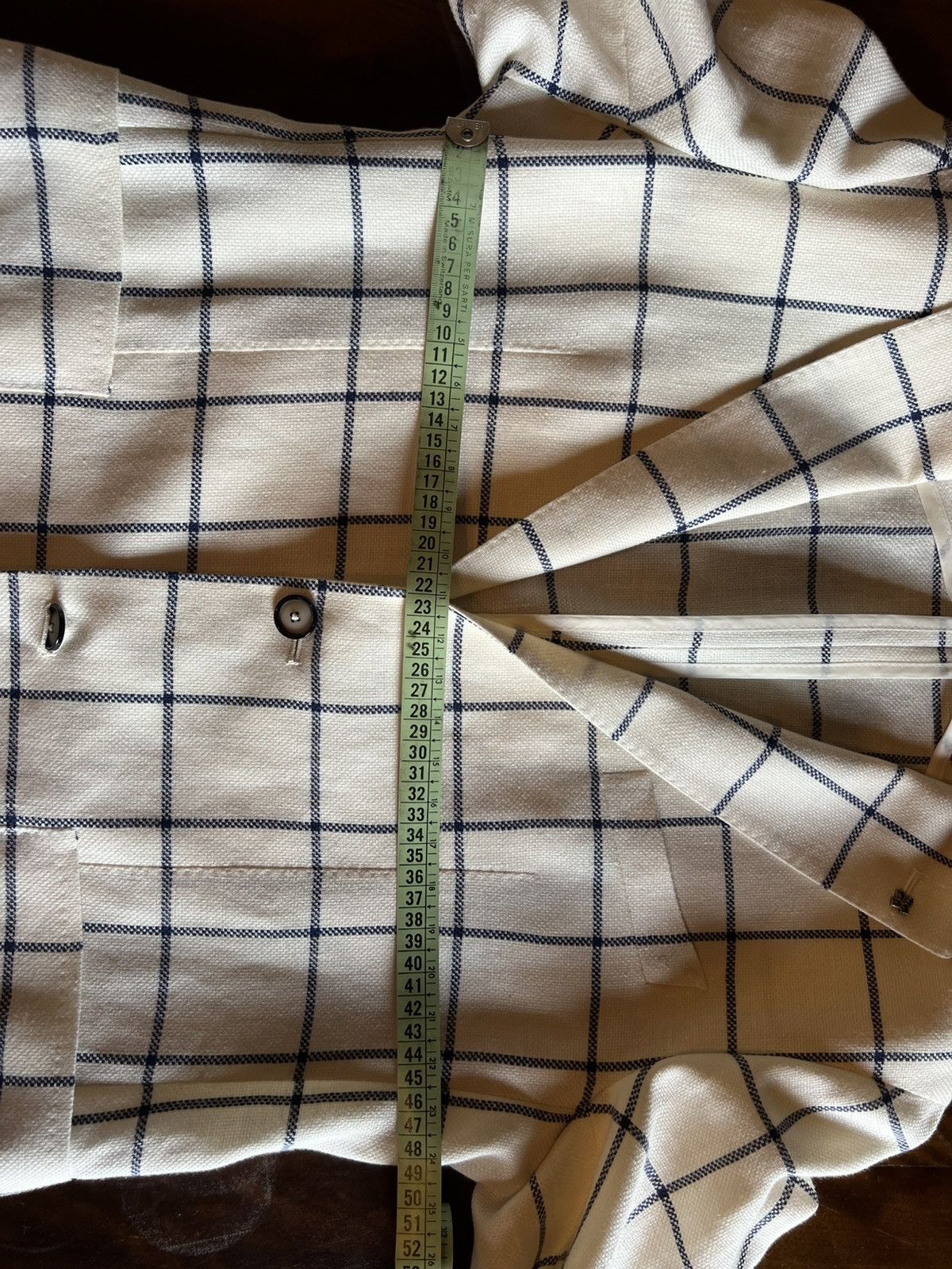 Tagliatore Tagliatore Blazer Linen/Virgin Wool Size 40R - 11 Thumbnail