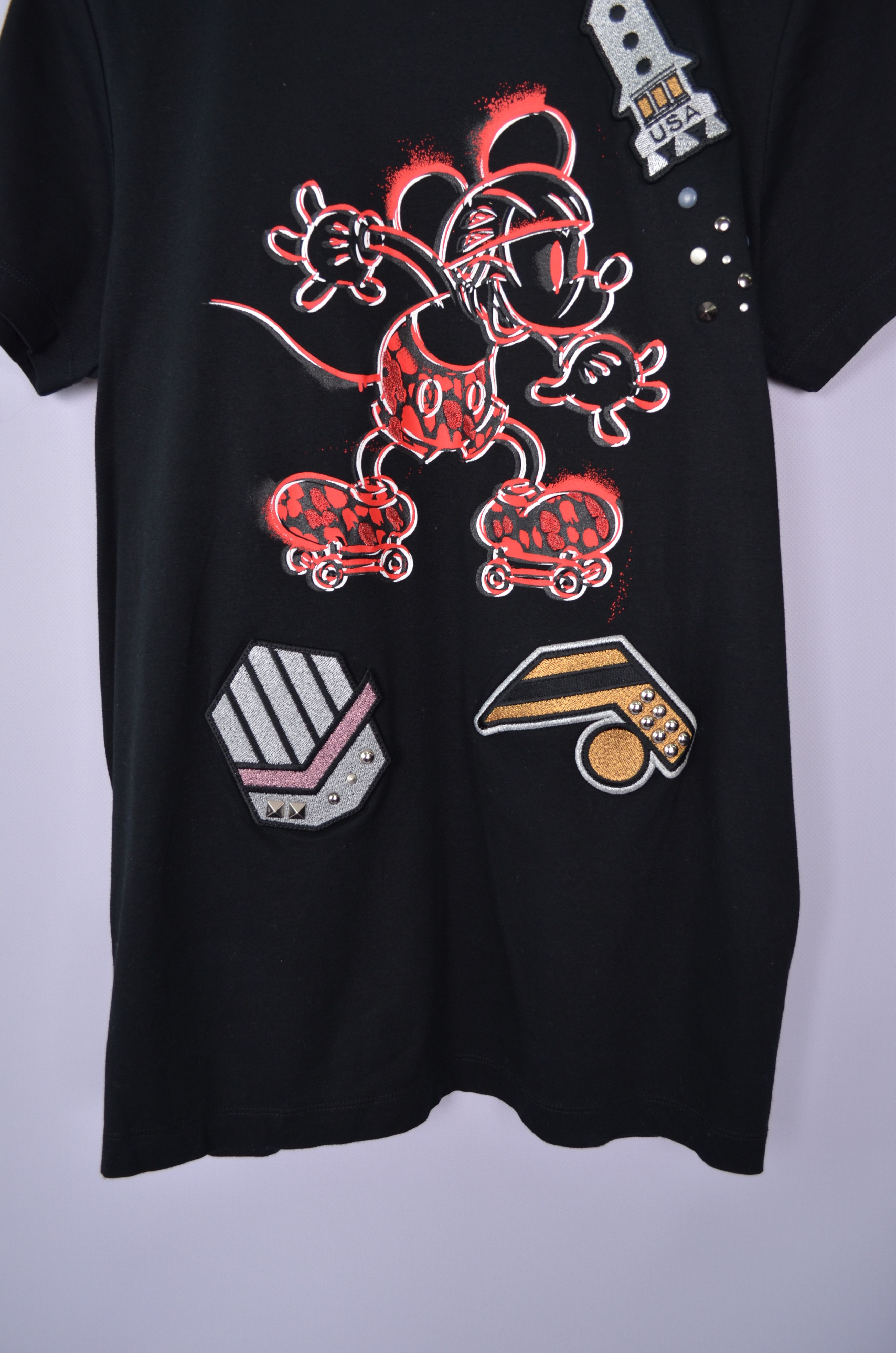 Coach × Mickey Mouse COACH X Mickey Mouse Space Rivet T Shirt Black Size Small Size S / US 4 / IT 40 - 3 Thumbnail