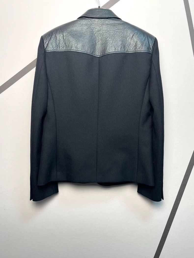 Saint Laurent Paris Saint Laurent Paris Spliced wool suit jacket-2506 Size US M / EU 48-50 / 2 - 2 Thumbnail