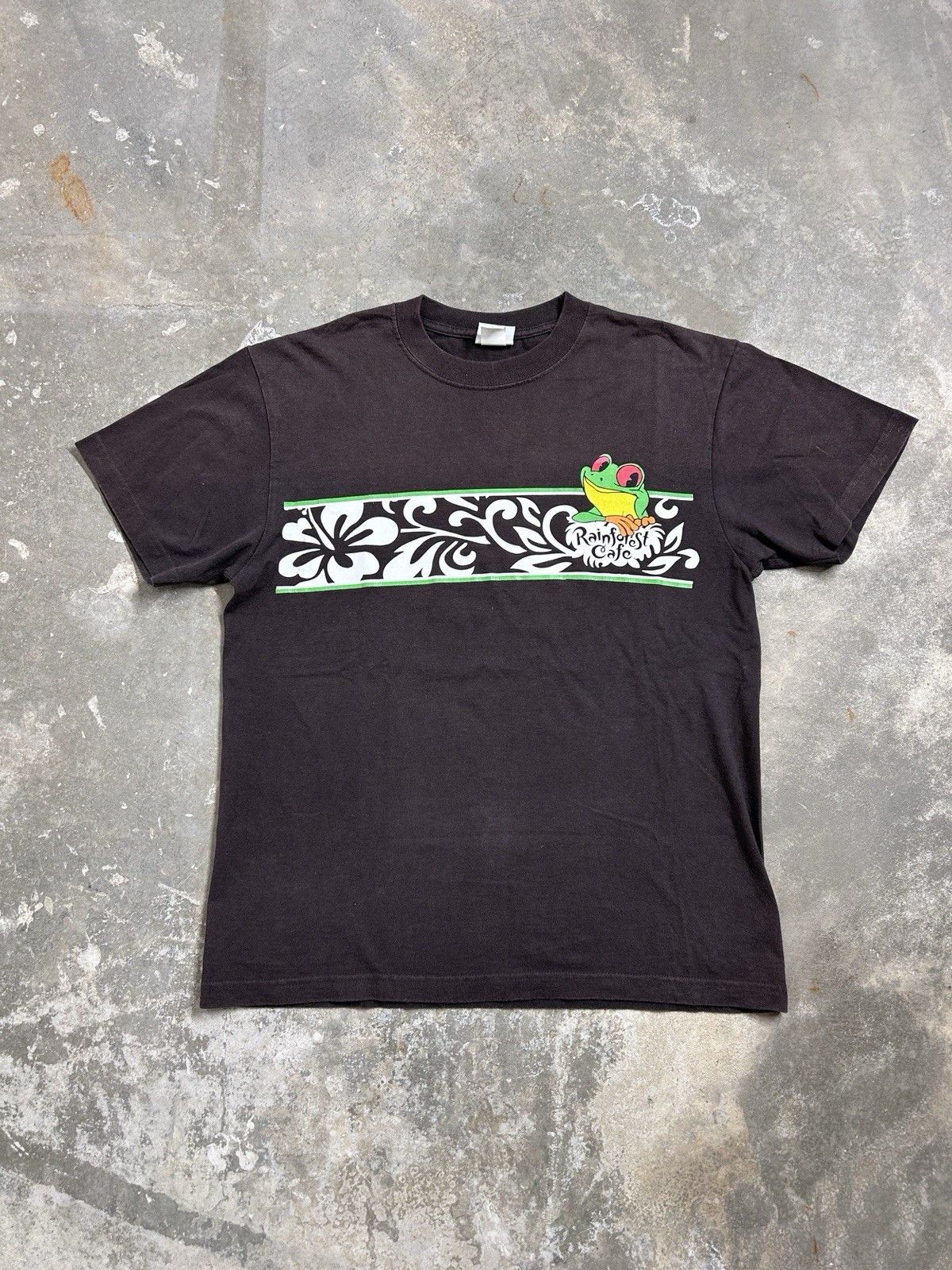 Vintage Vintage 00’s Rains Forest Cafe Frog Nature T-shirt Size US M / EU 48-50 / 2 - 1 Thumbnail