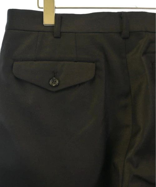 Comme des Garcons Homme Deux Casual Pants Wool Polyester Slacks Plain Zipper Black Size US 33 - 6 Thumbnail