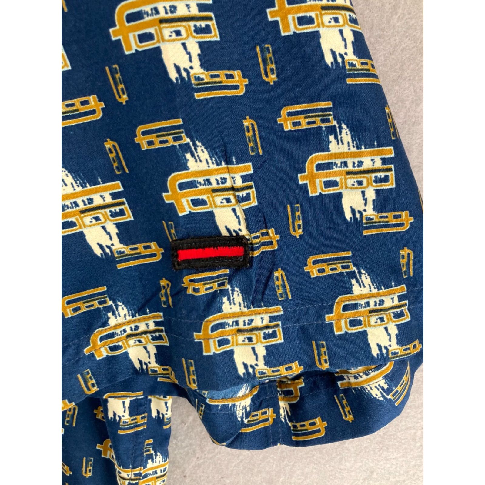 Fubu FUBU Mens Button-Up Shirt XL Blue Hip Hop 90s Graphic Print Collared Short Sleeve Relaxed Fit Casual Size US XL / EU 56 / 4 - 6 Thumbnail